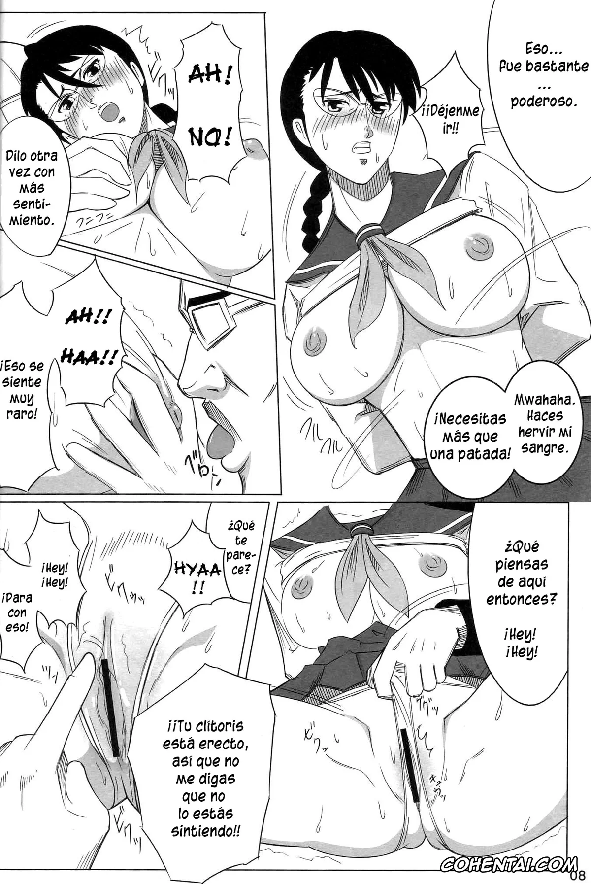 Bleach xxx, Kukaku Shiba xxx, Lisa Yadomaru xxx, Soi Fon xxx, Yoruichi Shihoin xxx, Snow No Mercy (Bleach), pagina 7