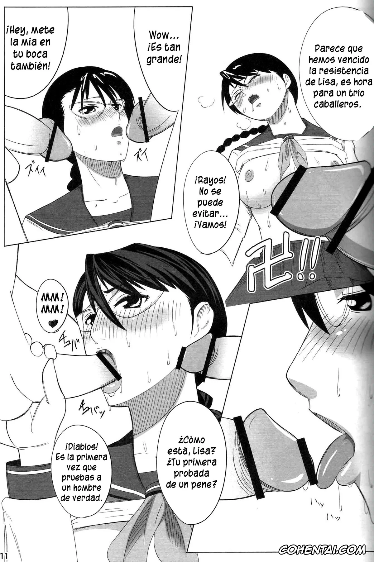 Bleach xxx, Kukaku Shiba xxx, Lisa Yadomaru xxx, Soi Fon xxx, Yoruichi Shihoin xxx, Snow No Mercy (Bleach), pagina 10