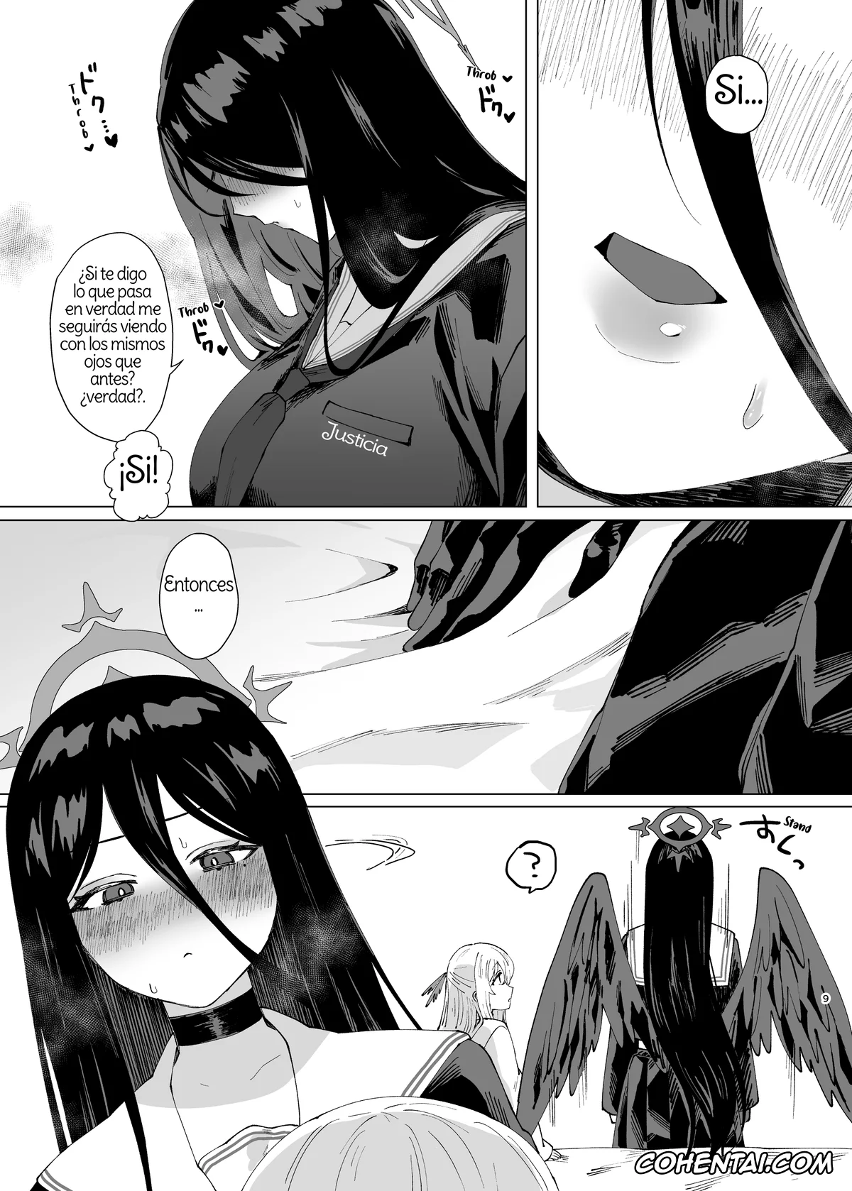 Blue Archive hentai, Hasumi Hanekawa hentai, Sensei hentai, Tandeki Meruto (Blue Archive), pagina 9