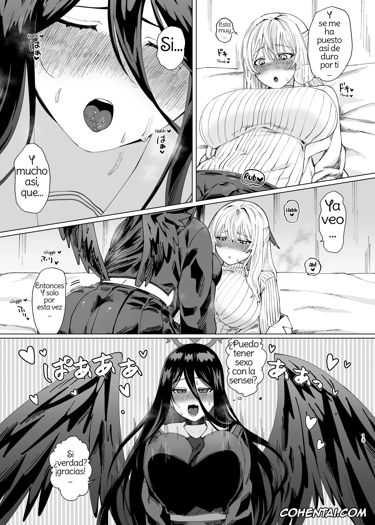 Blue Archive xxx, Hasumi Hanekawa xxx, Sensei xxx, Tandeki Meruto (Blue Archive), pagina 13