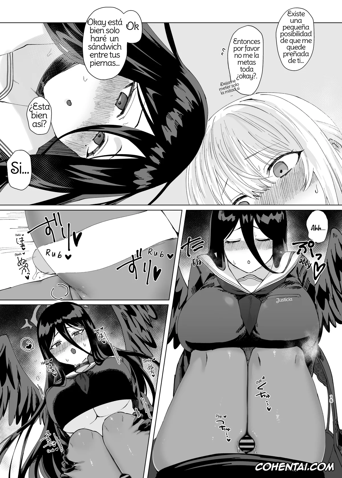 Blue Archive hentai, Hasumi Hanekawa hentai, Sensei hentai, Tandeki Meruto (Blue Archive), pagina 15