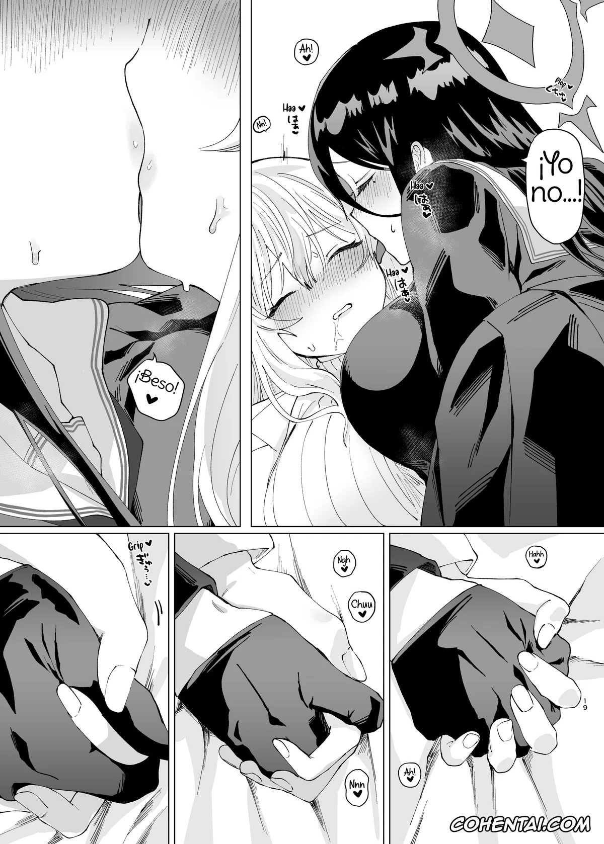 Blue Archive xxx, Hasumi Hanekawa xxx, Sensei xxx, Tandeki Meruto (Blue Archive), pagina 19