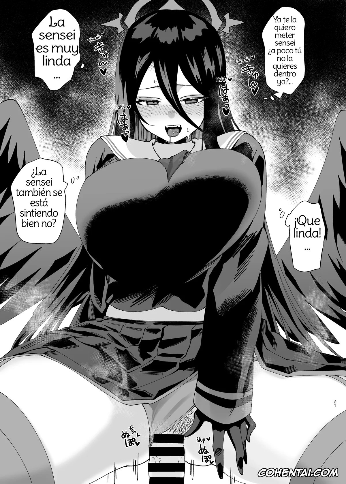 Blue Archive hentai, Hasumi Hanekawa hentai, Sensei hentai, Tandeki Meruto (Blue Archive), pagina 21
