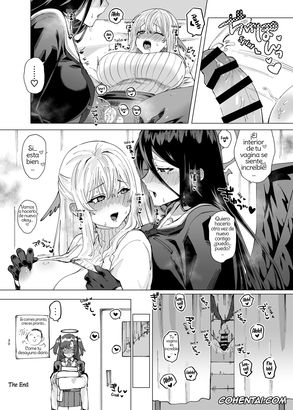 Blue Archive hentai, Hasumi Hanekawa hentai, Sensei hentai, Tandeki Meruto (Blue Archive), pagina 30