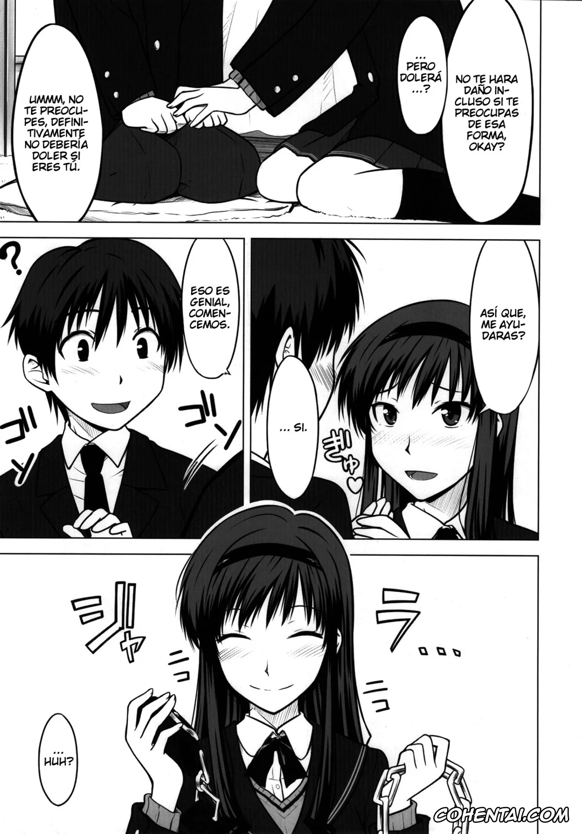 Amagami porno, Haruka Morishima porno, Junichi Tachibana porno, Miya Tachibana porno, Sweet Handler (Amagami), pagina 5