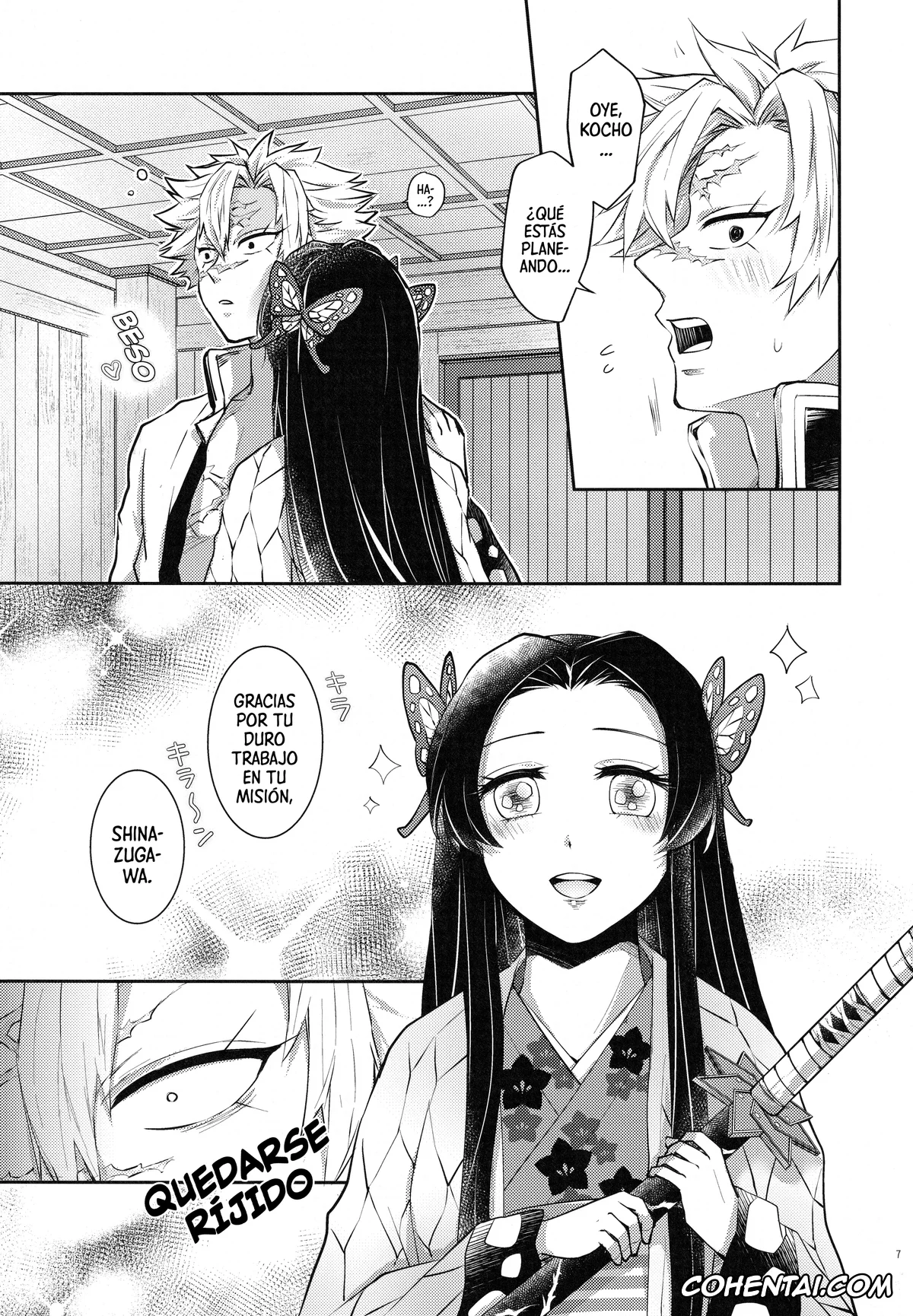 Kimetsu No Yaiba | Demon Slayer hentai, Kanae Kochou hentai, Sanemi Shinazugawa hentai, Shoujo o Moratte Hoshii Hana. Koinaka ni Natta Oboe ga Nai Kaze (Kimetsu no Yaiba), pagina 6