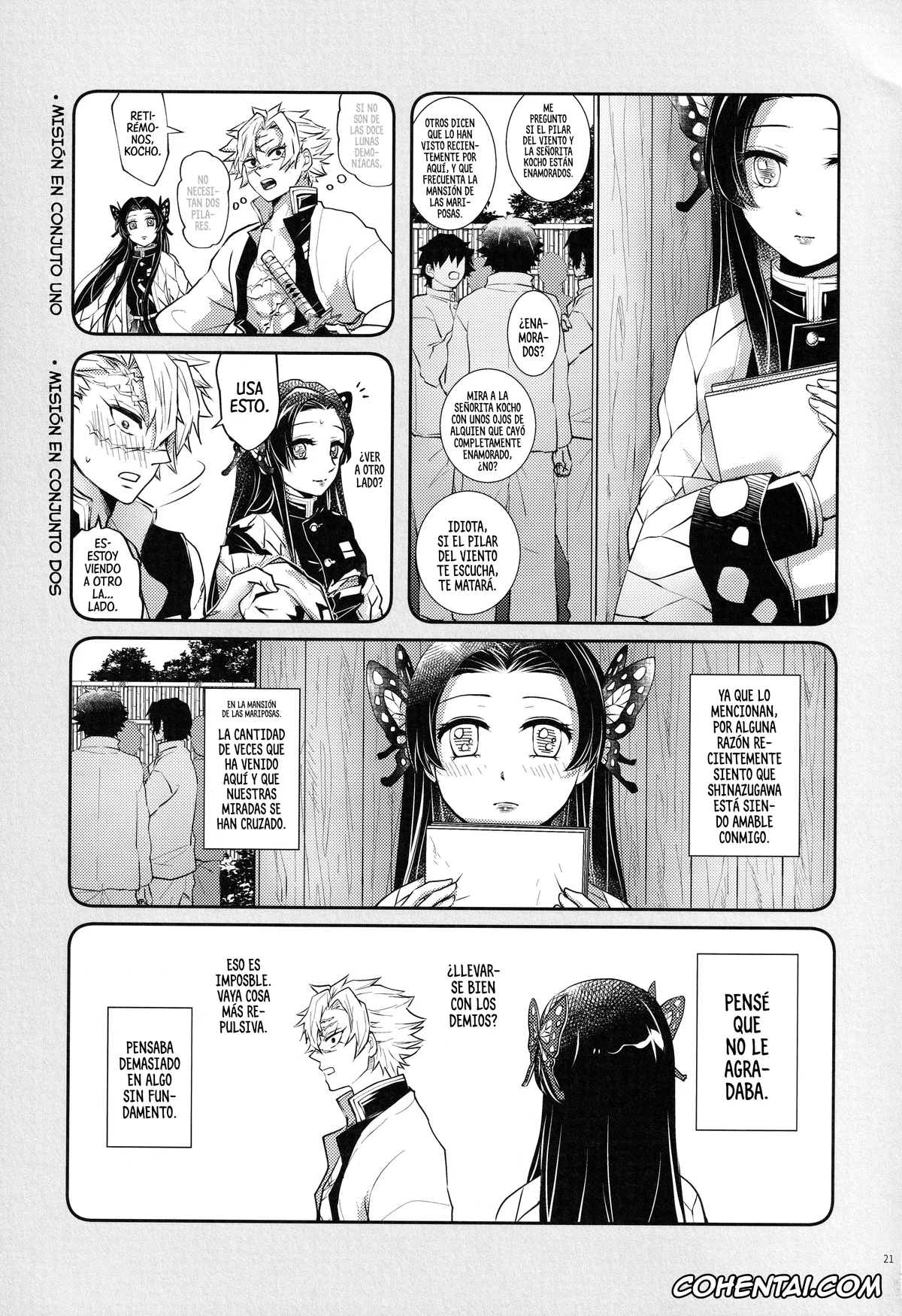 Kimetsu No Yaiba | Demon Slayer porno, Kanae Kochou porno, Sanemi Shinazugawa porno, Shoujo o Moratte Hoshii Hana. Koinaka ni Natta Oboe ga Nai Kaze (Kimetsu no Yaiba), pagina 20