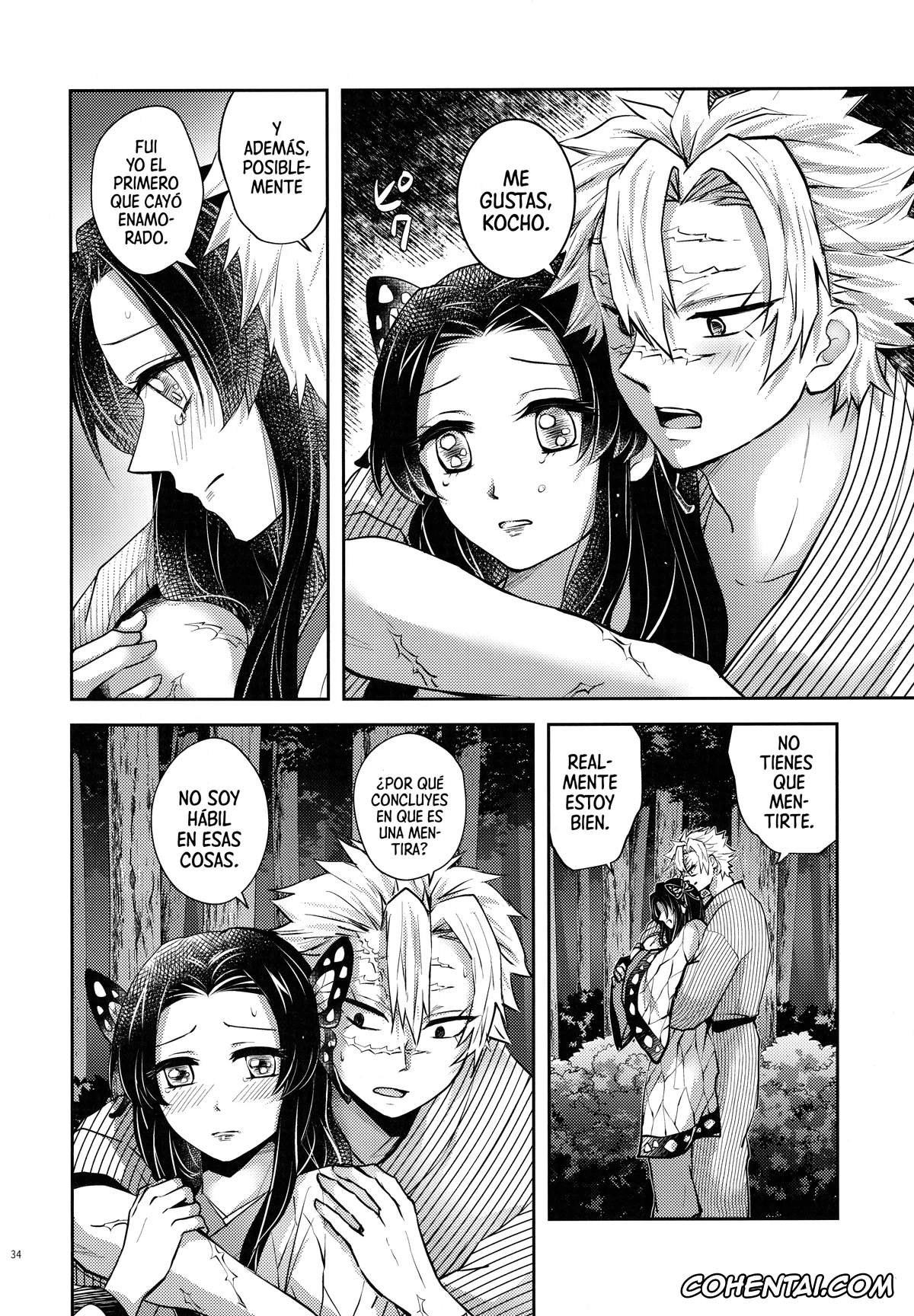 Kimetsu No Yaiba | Demon Slayer hentai, Kanae Kochou hentai, Sanemi Shinazugawa hentai, Shoujo o Moratte Hoshii Hana. Koinaka ni Natta Oboe ga Nai Kaze (Kimetsu no Yaiba), pagina 33