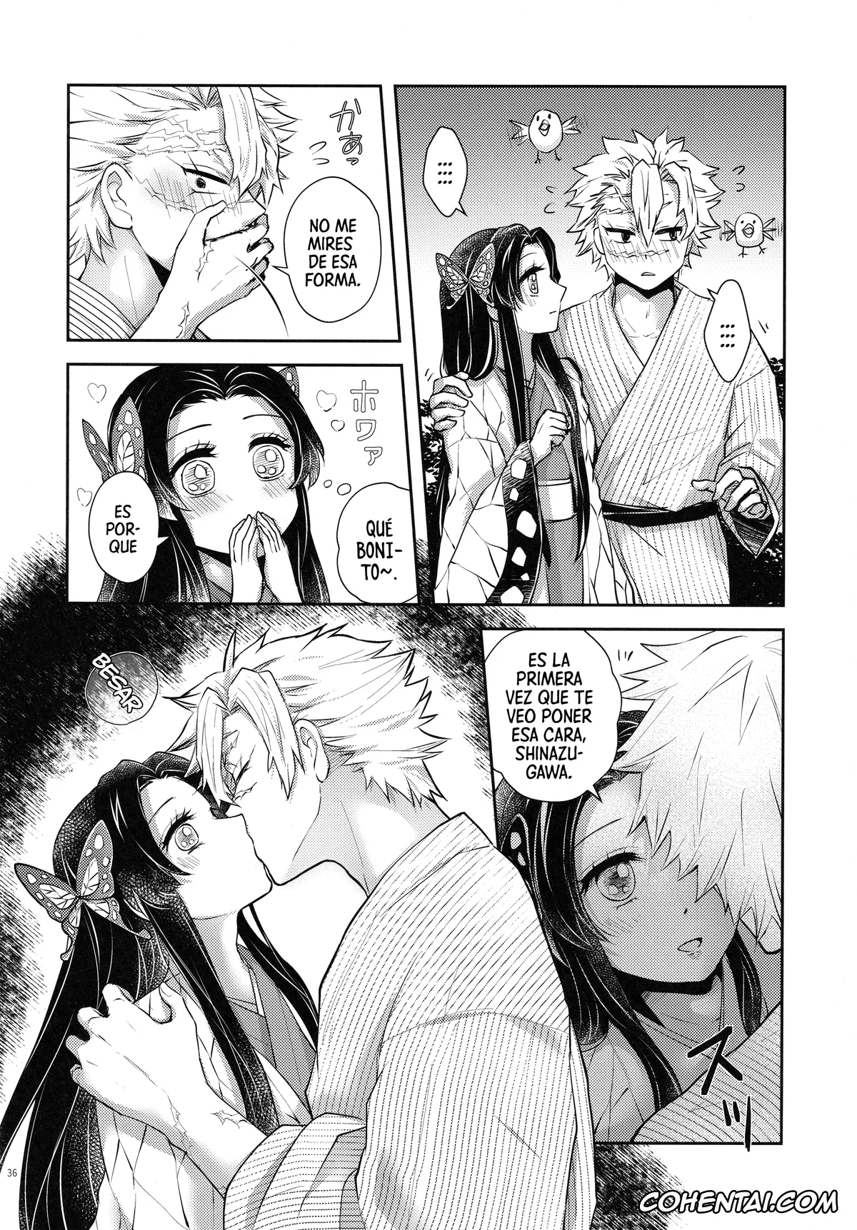 Kimetsu No Yaiba | Demon Slayer porno, Kanae Kochou porno, Sanemi Shinazugawa porno, Shoujo o Moratte Hoshii Hana. Koinaka ni Natta Oboe ga Nai Kaze (Kimetsu no Yaiba), pagina 35