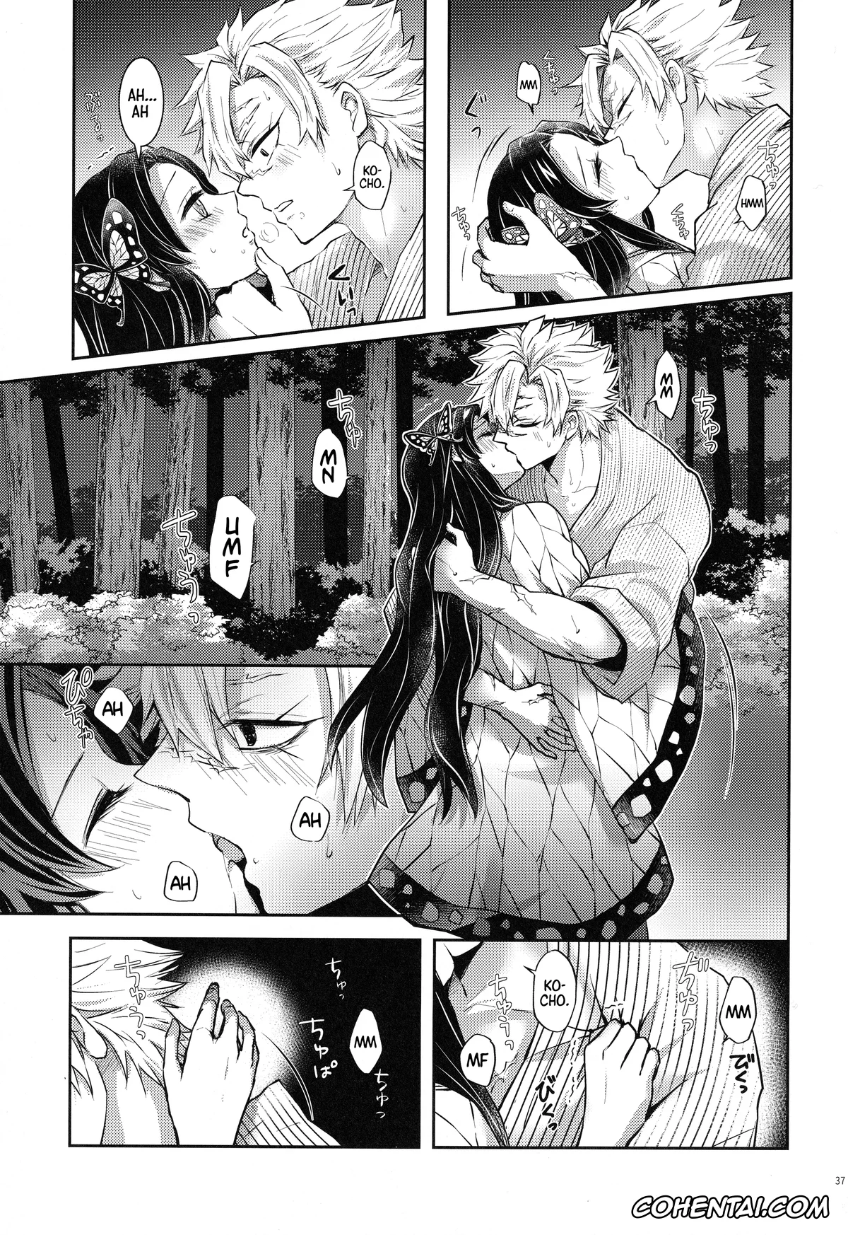 Kimetsu No Yaiba | Demon Slayer hentai, Kanae Kochou hentai, Sanemi Shinazugawa hentai, Shoujo o Moratte Hoshii Hana. Koinaka ni Natta Oboe ga Nai Kaze (Kimetsu no Yaiba), pagina 36
