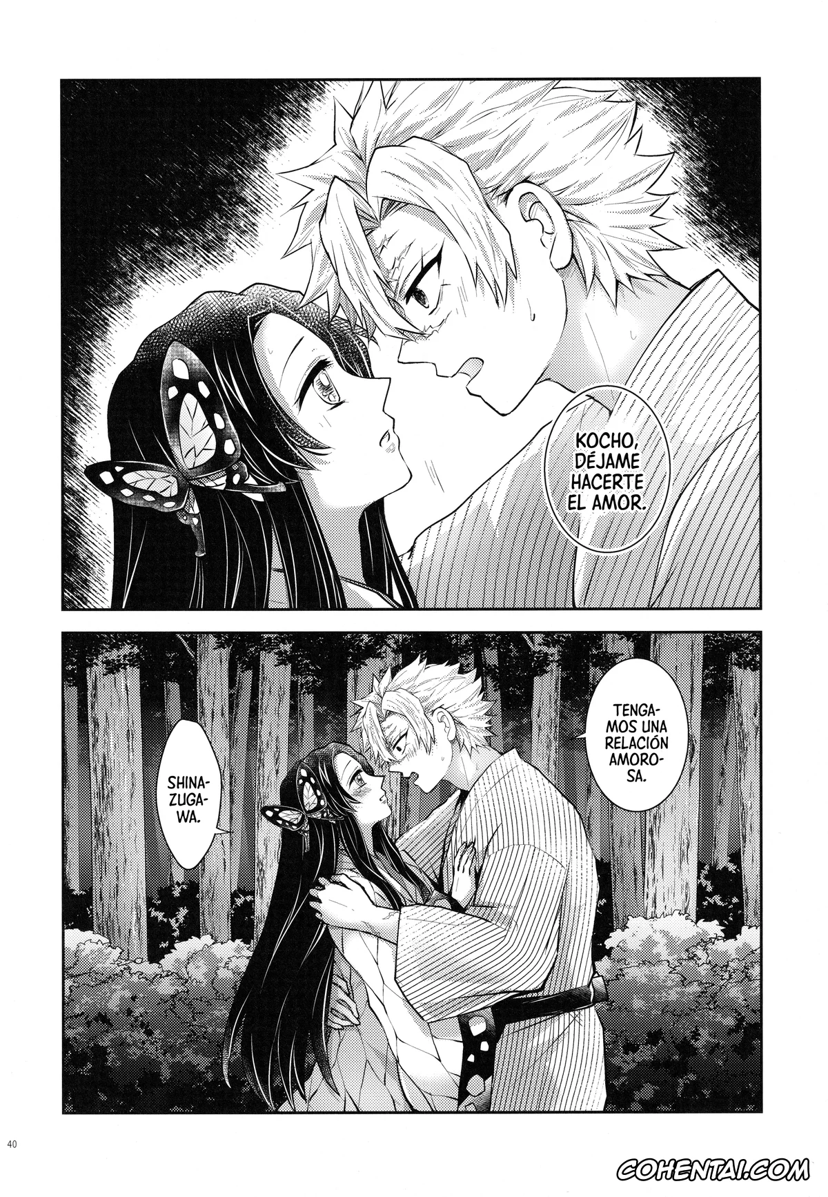 Kimetsu No Yaiba | Demon Slayer hentai, Kanae Kochou hentai, Sanemi Shinazugawa hentai, Shoujo o Moratte Hoshii Hana. Koinaka ni Natta Oboe ga Nai Kaze (Kimetsu no Yaiba), pagina 39