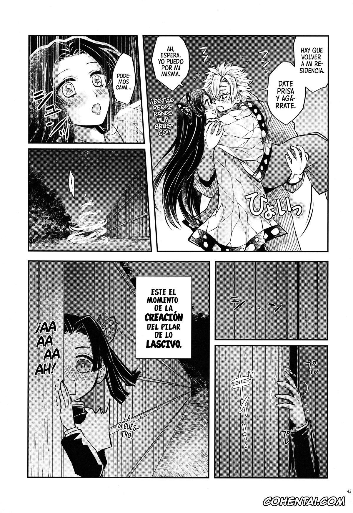 Kimetsu No Yaiba | Demon Slayer hentai, Kanae Kochou hentai, Sanemi Shinazugawa hentai, Shoujo o Moratte Hoshii Hana. Koinaka ni Natta Oboe ga Nai Kaze (Kimetsu no Yaiba), pagina 42