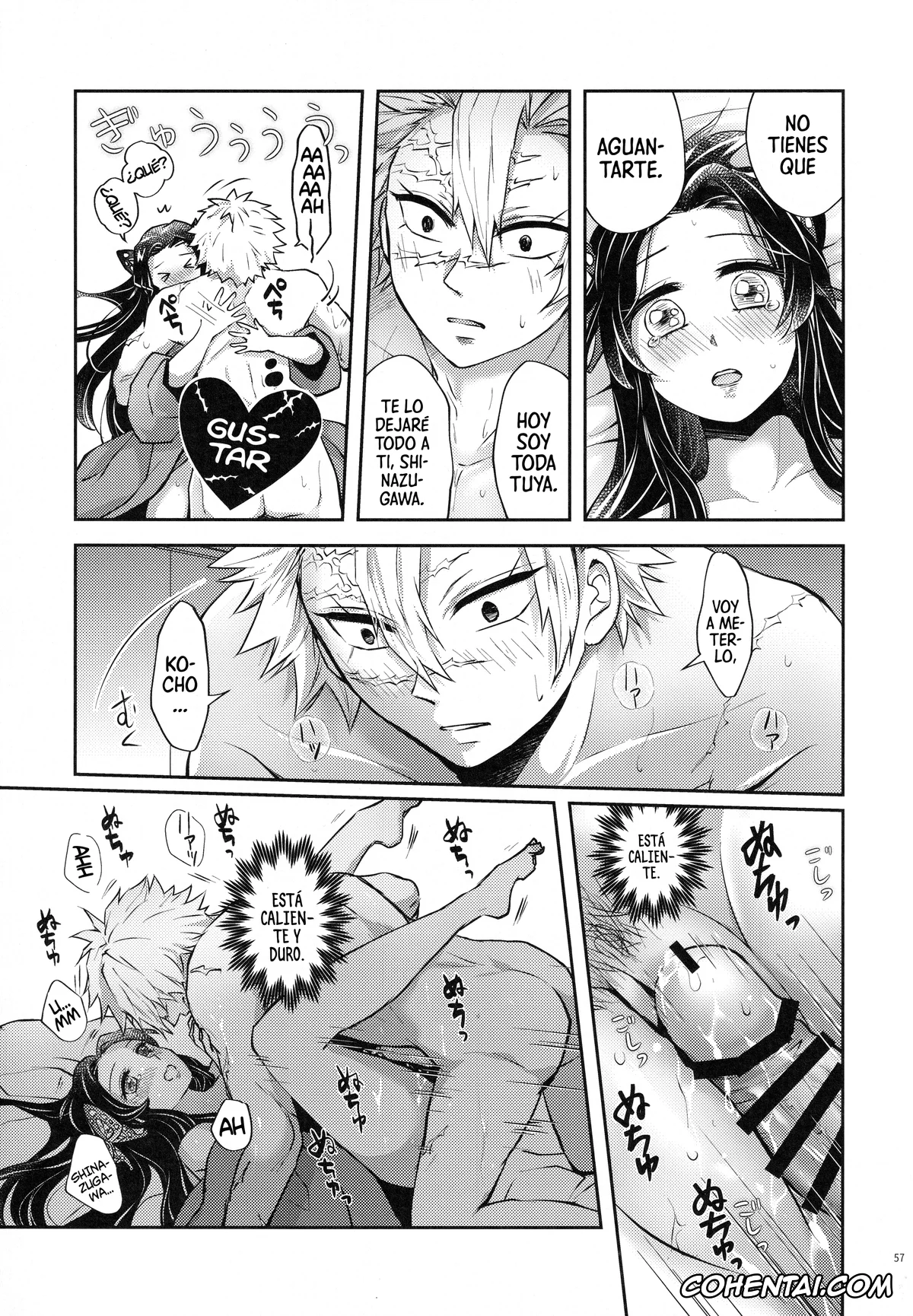 Kimetsu No Yaiba | Demon Slayer porno, Kanae Kochou porno, Sanemi Shinazugawa porno, Shoujo o Moratte Hoshii Hana. Koinaka ni Natta Oboe ga Nai Kaze (Kimetsu no Yaiba), pagina 56