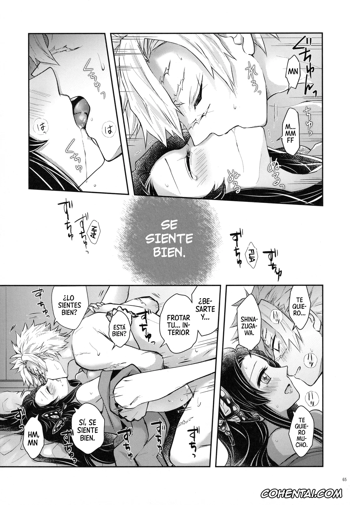 Kimetsu No Yaiba | Demon Slayer xxx, Kanae Kochou xxx, Sanemi Shinazugawa xxx, Shoujo o Moratte Hoshii Hana. Koinaka ni Natta Oboe ga Nai Kaze (Kimetsu no Yaiba), pagina 64