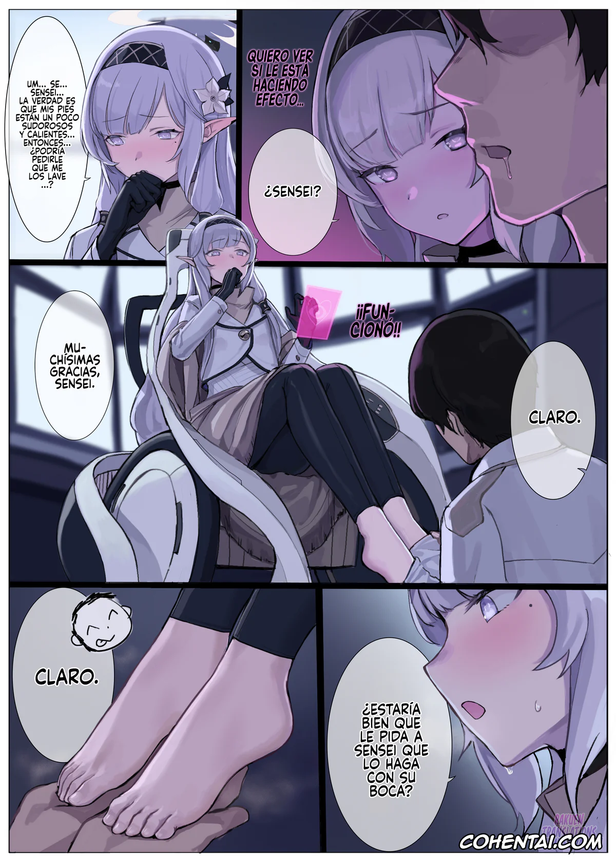 Blue Archive xxx, Himari Akeboshi xxx, Sensei xxx, Karada ga Hotel Saimin Hacking (Blue Archive), pagina 4
