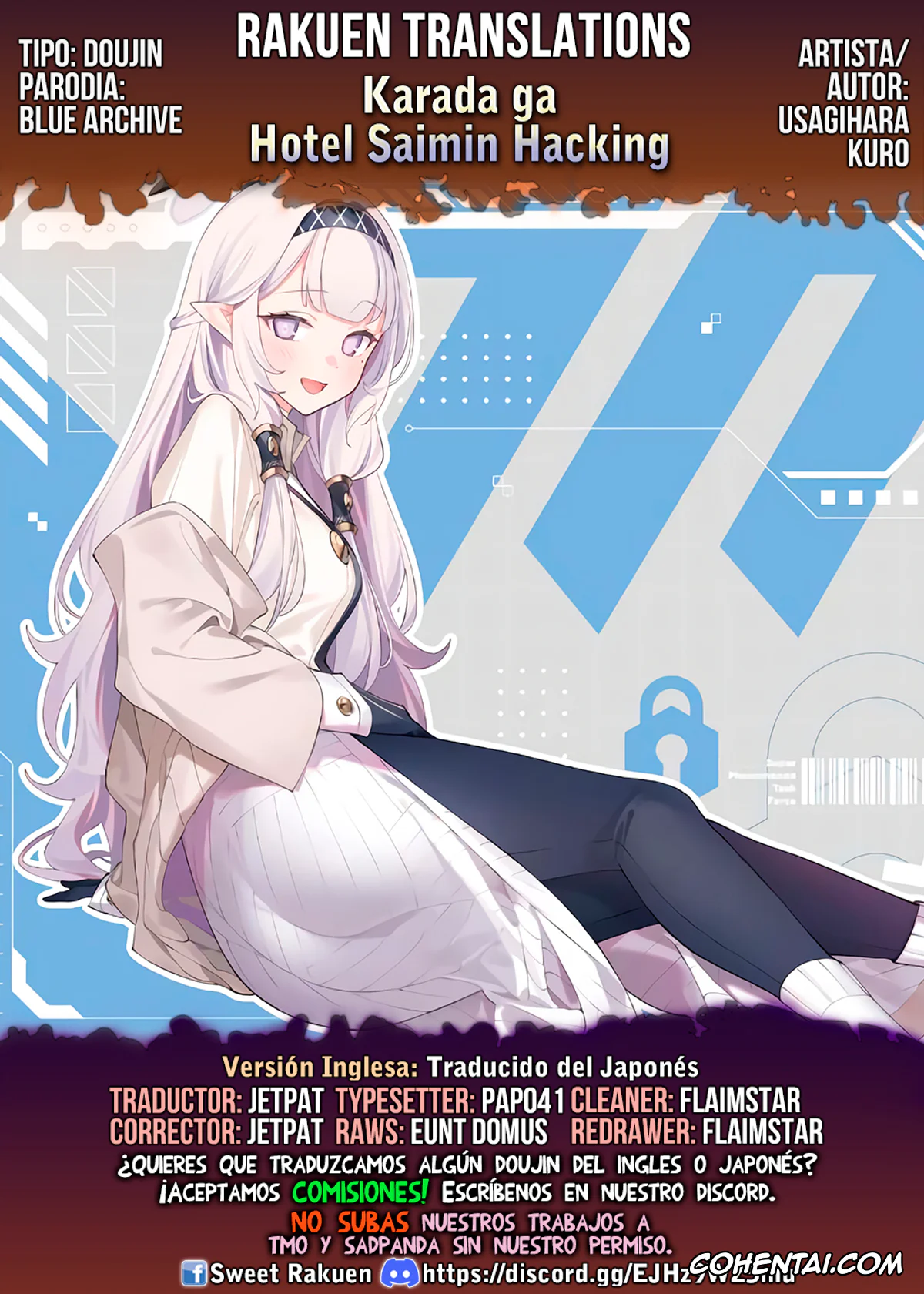 Blue Archive porno, Himari Akeboshi porno, Sensei porno, Karada ga Hotel Saimin Hacking (Blue Archive), pagina 20