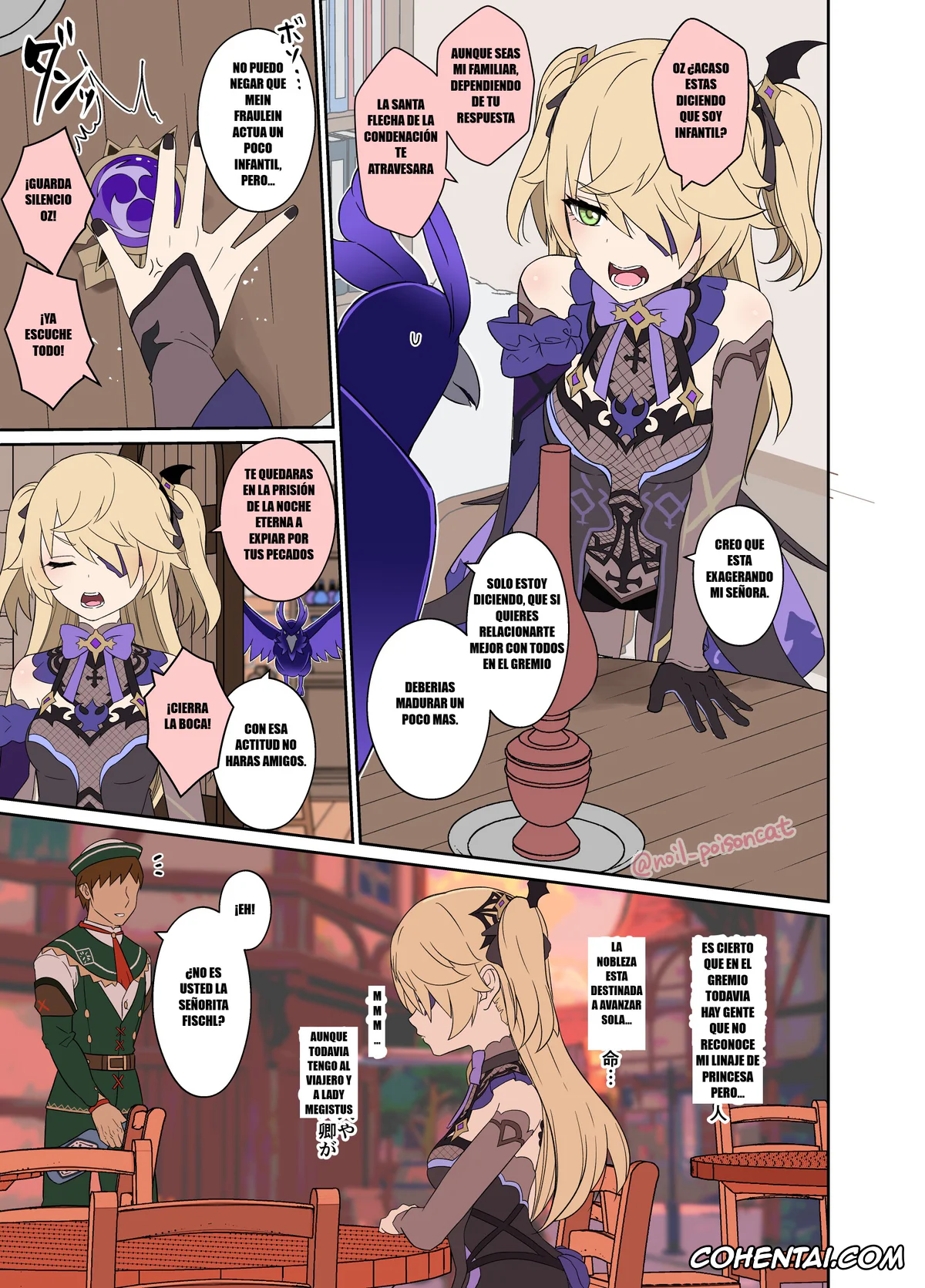 Genshin Impact porno, Fischl porno, Deisui Shita Fischl Ni Warui Koto O Suru Hanashi (Genshin Impact), pagina 2