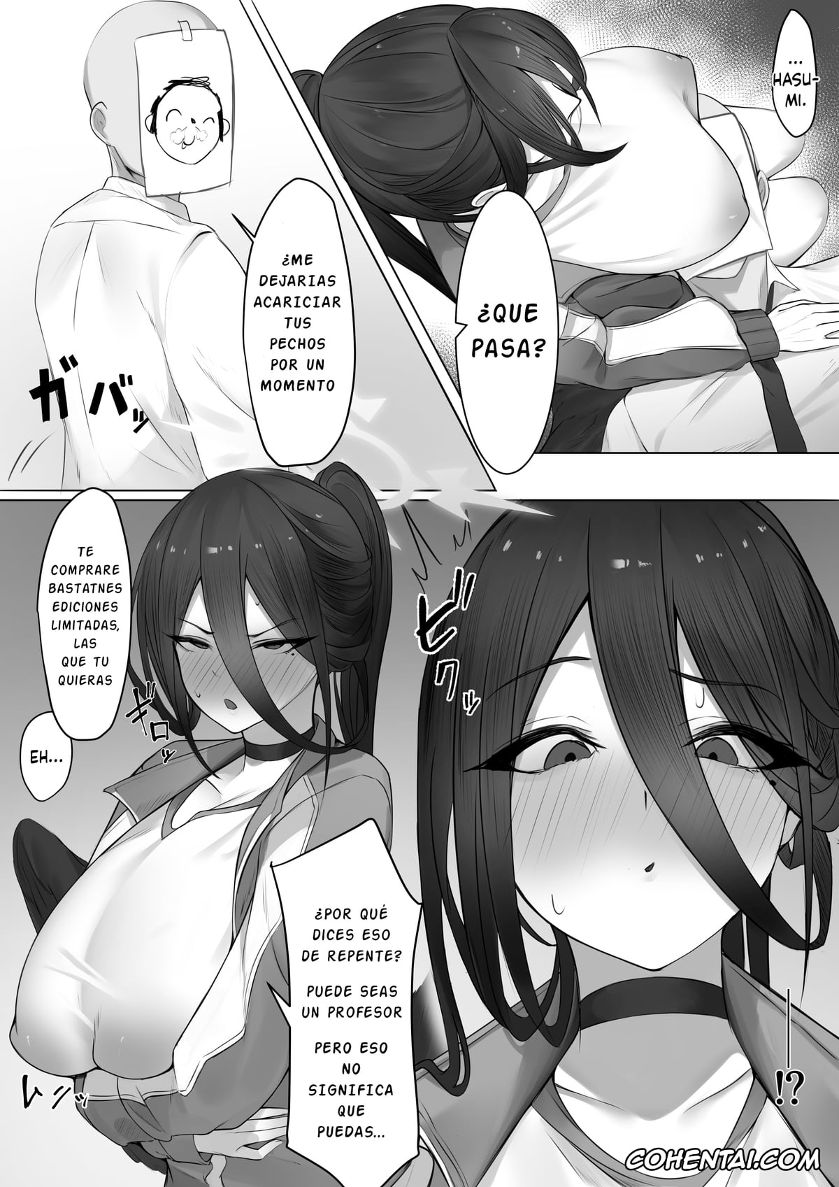 Blue Archive hentai, Hasumi Hanekawa hentai, Sensei hentai, Kekkyoku Nandemo Shitekureru Hasumi (Blue Archive), pagina 3