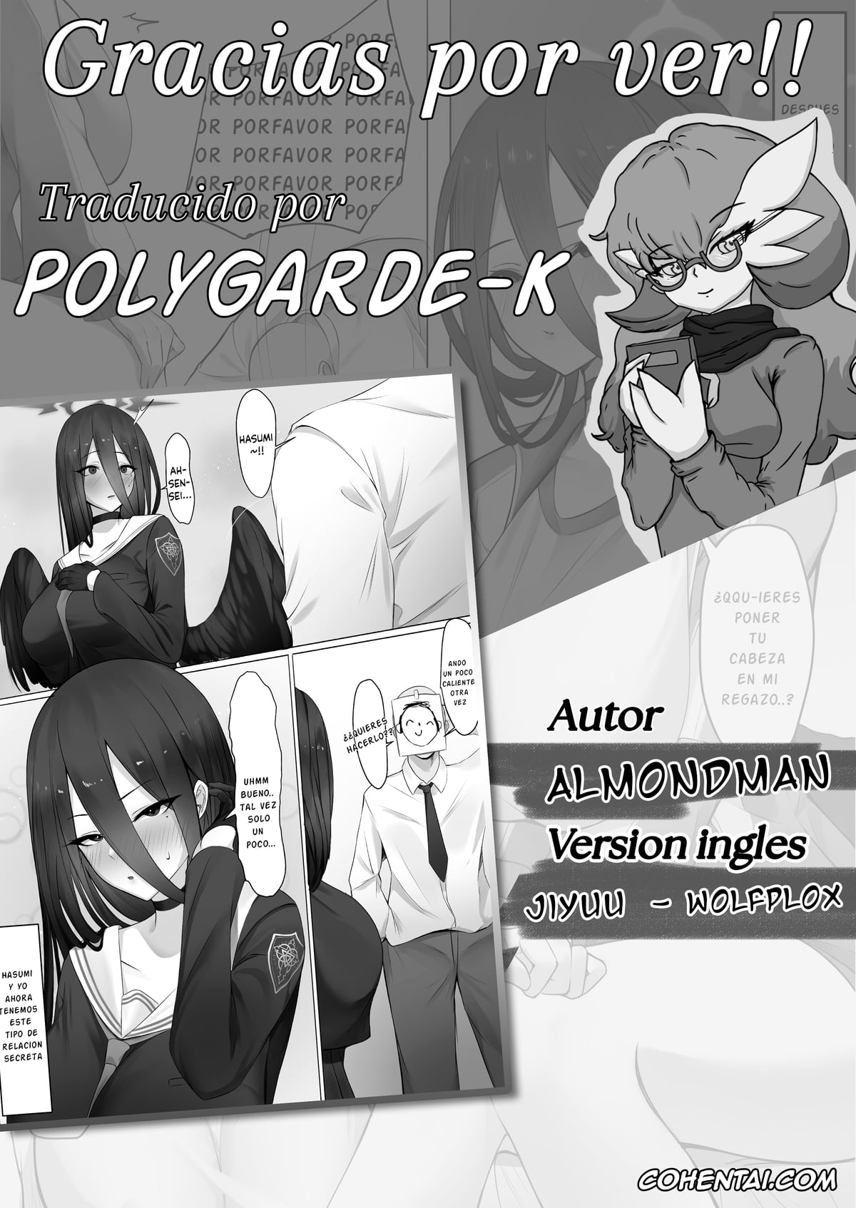 Blue Archive porno, Hasumi Hanekawa porno, Sensei porno, Kekkyoku Nandemo Shitekureru Hasumi (Blue Archive), pagina 11