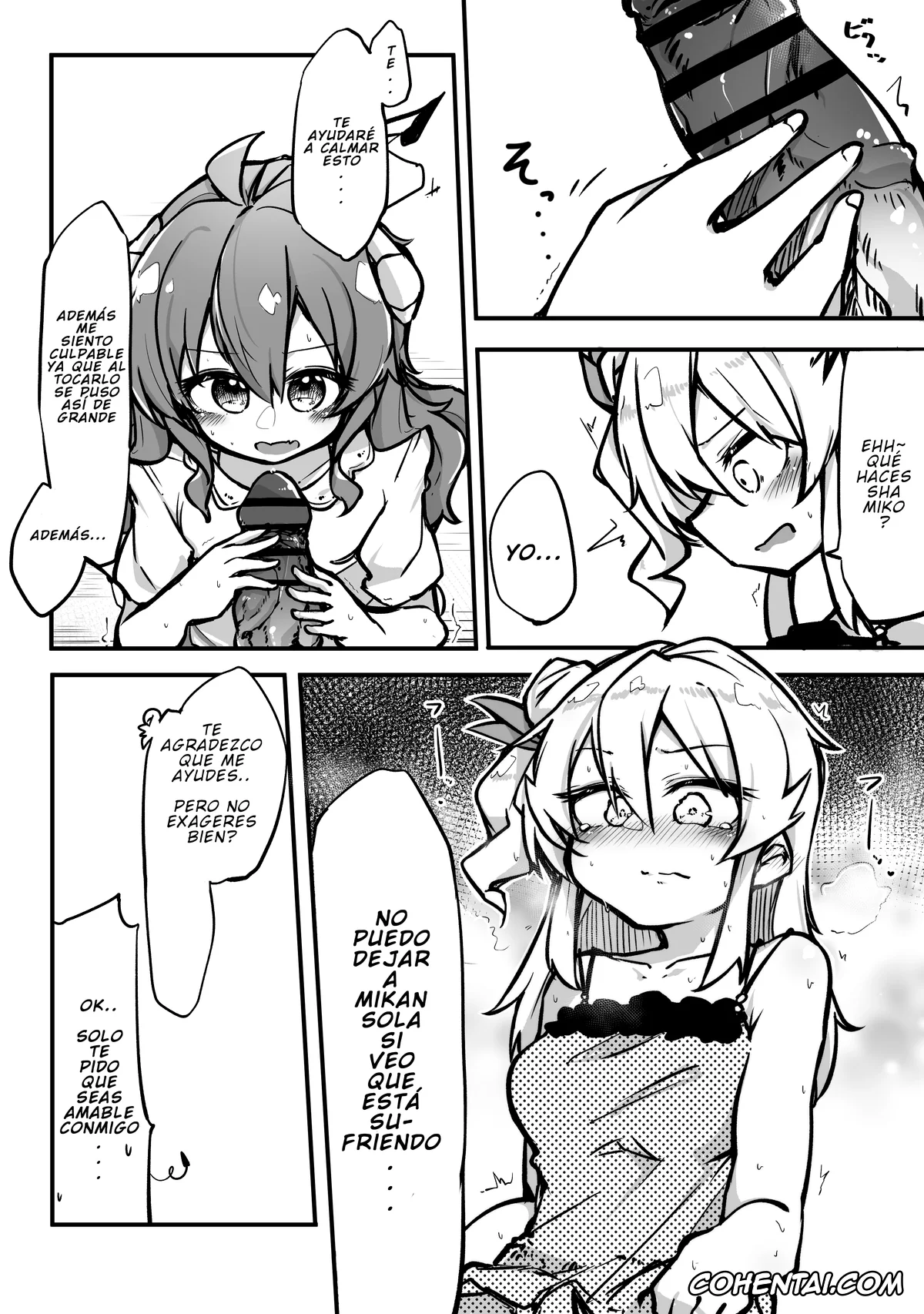 Machikado Mazoku | The Demon Girl Next Door porno, Futanari Yuri Ecchi (Machikado Mazoku), pagina 2