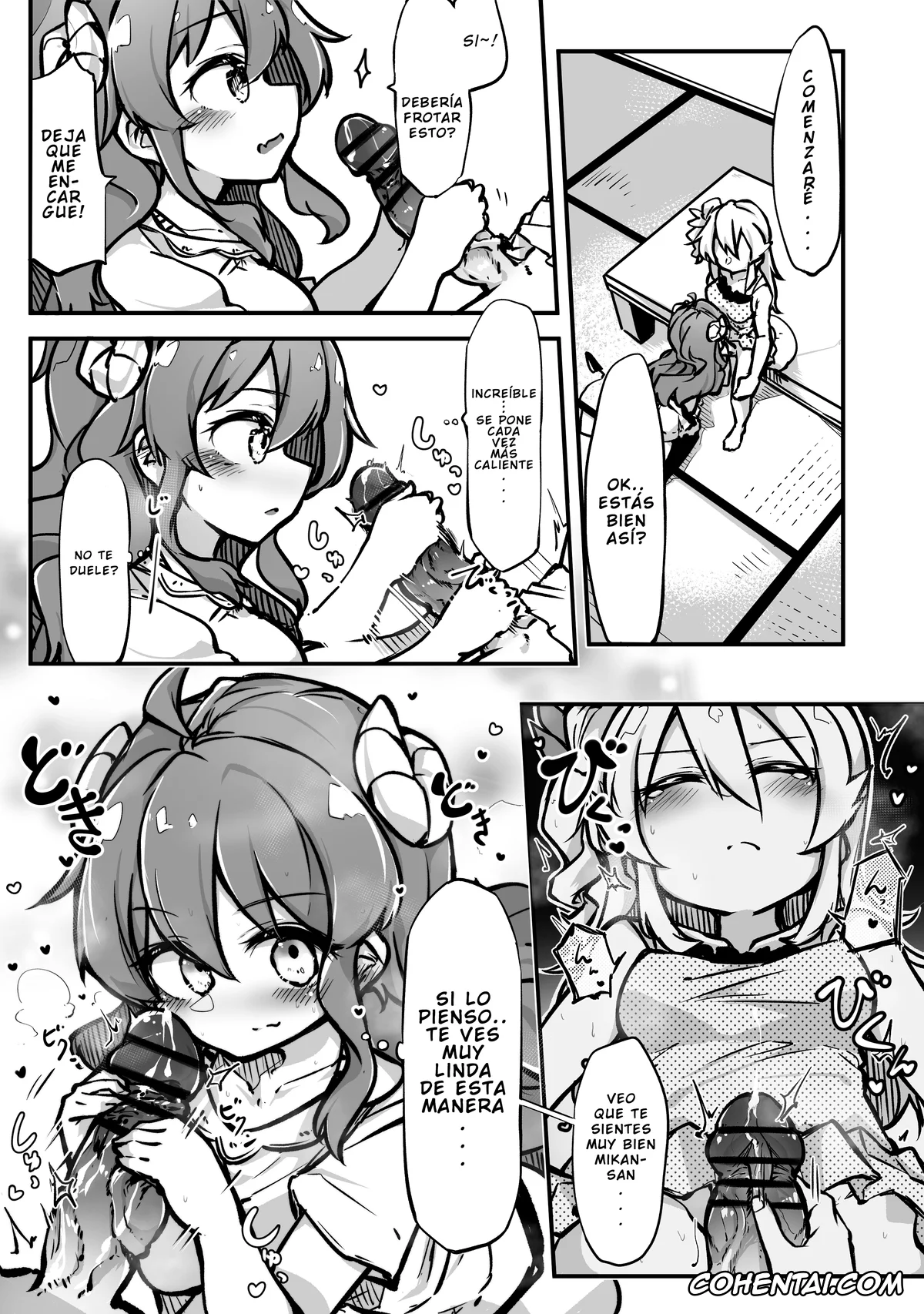 Machikado Mazoku | The Demon Girl Next Door hentai, Futanari Yuri Ecchi (Machikado Mazoku), pagina 3