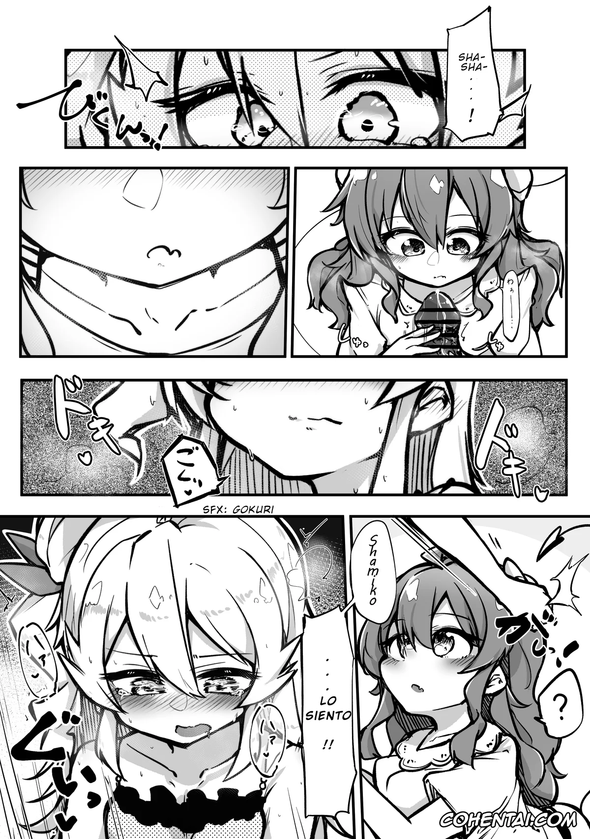 Machikado Mazoku | The Demon Girl Next Door xxx, Futanari Yuri Ecchi (Machikado Mazoku), pagina 4