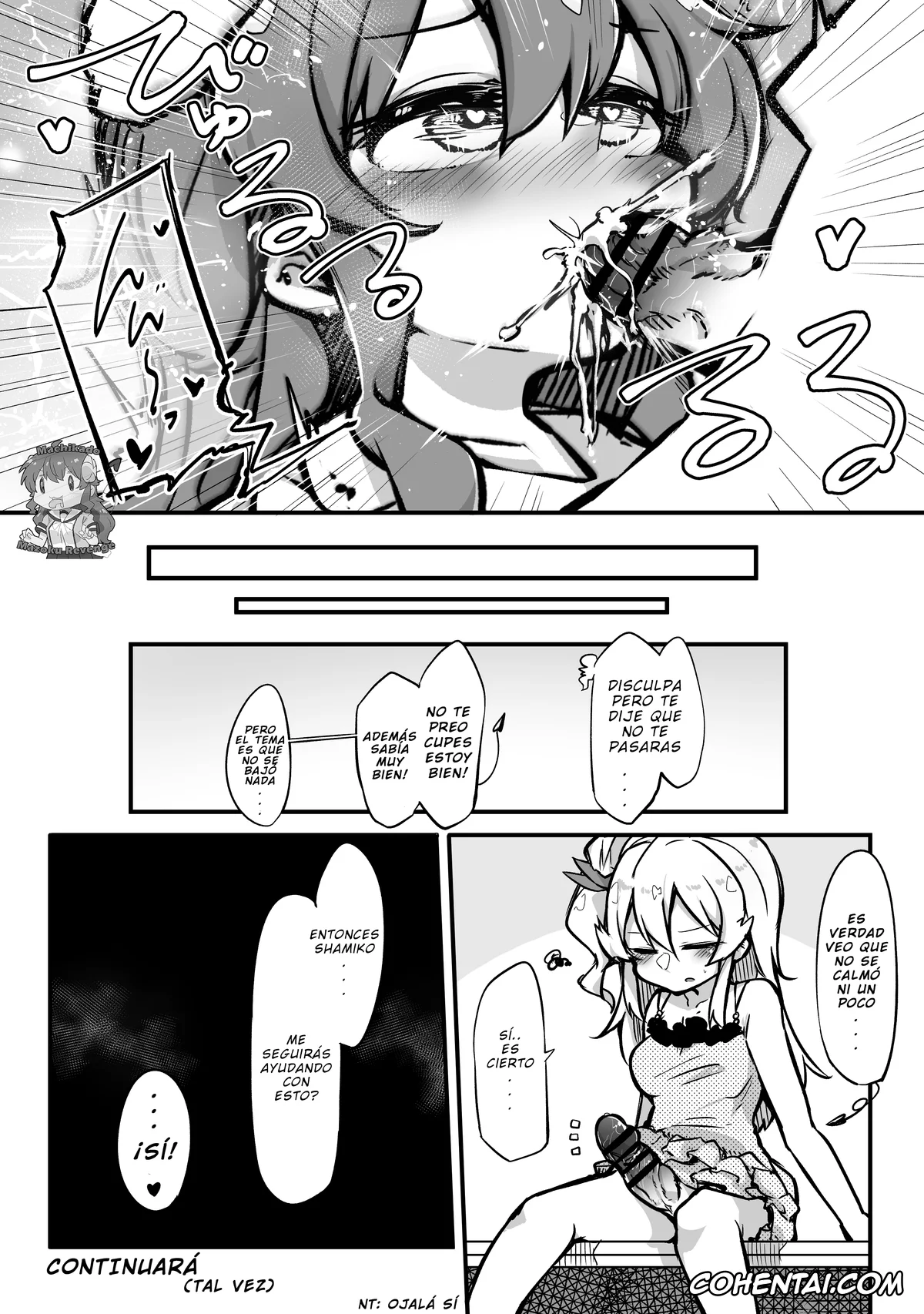 Machikado Mazoku | The Demon Girl Next Door hentai, Futanari Yuri Ecchi (Machikado Mazoku), pagina 6