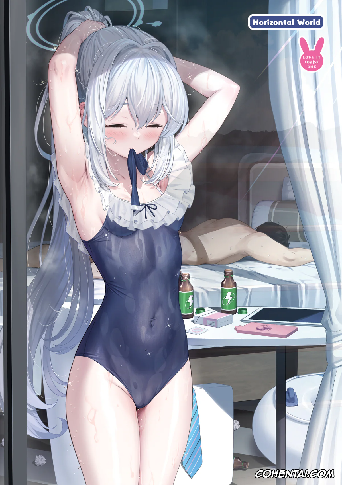 Blue Archive hentai, Miyako Tsukiyuki hentai, Sensei hentai, LOVE IT (Only) ONE (Blue Archive), pagina 27