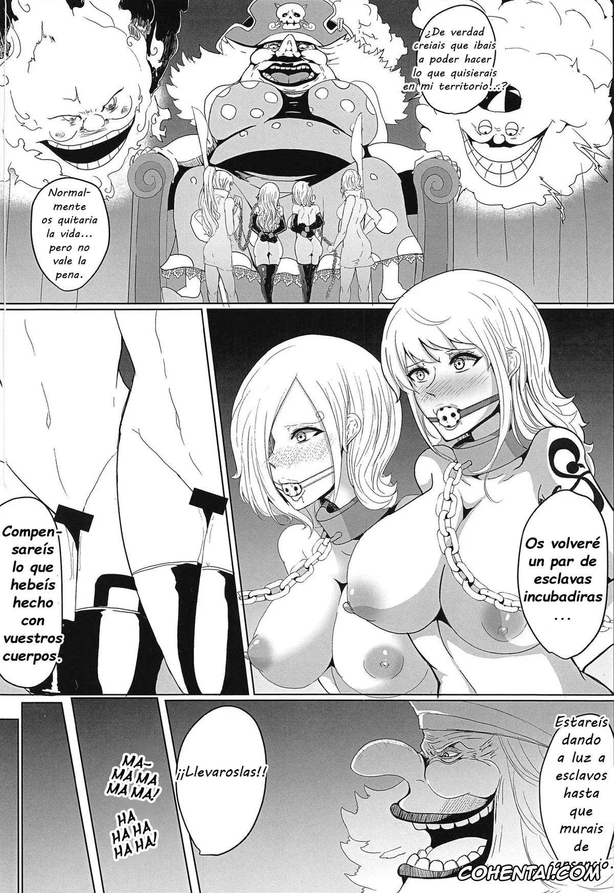 One Piece hentai, Nami hentai, Pudding Charlotte hentai, Reiju Vinsmoke hentai, Ochita Chou ~Smoothie Choukyou Hen~ (One Piece), pagina 3