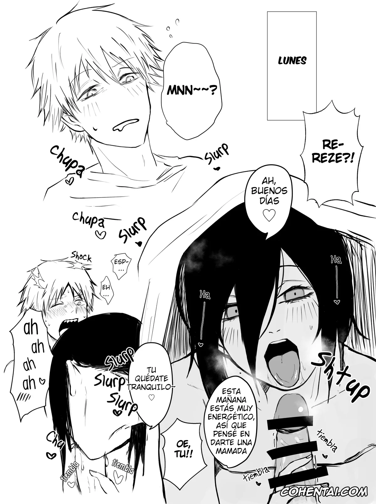 Chainsaw Man porno, Denji porno, Reze porno, Denji-kun Amayakashi Shuukan (Chainsaw Man), pagina 2