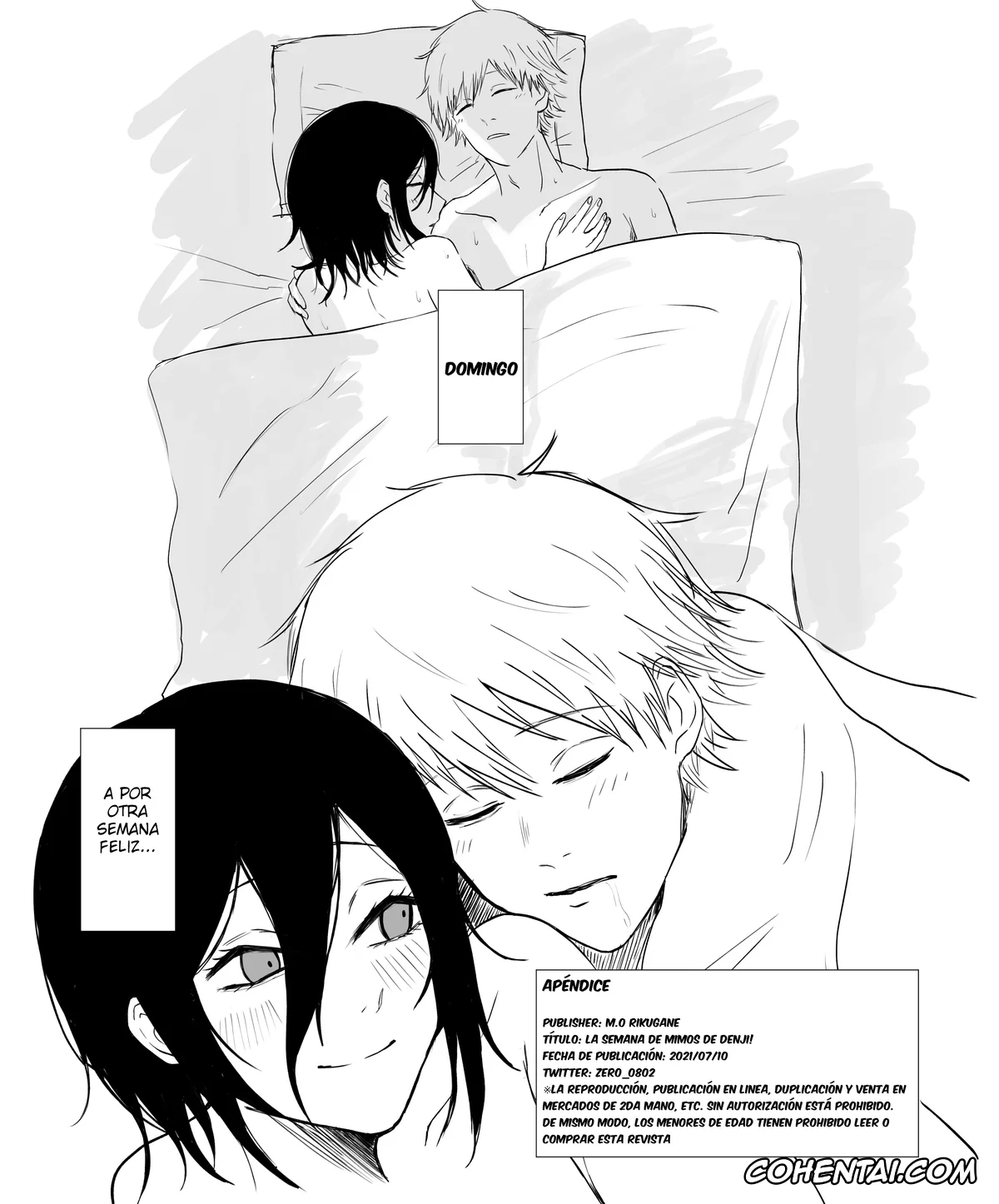 Chainsaw Man porno, Denji porno, Reze porno, Denji-kun Amayakashi Shuukan (Chainsaw Man), pagina 8