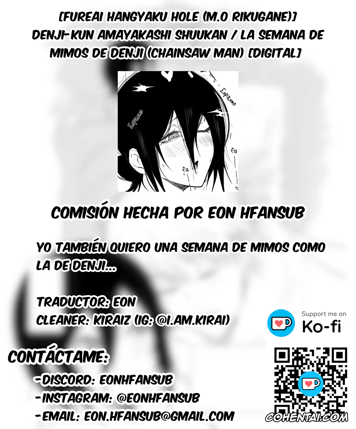 Chainsaw Man hentai, Denji hentai, Reze hentai, Denji-kun Amayakashi Shuukan (Chainsaw Man), pagina 9
