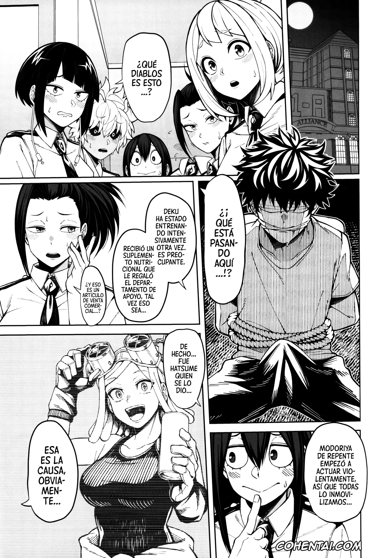My Hero Academia | Boku No Hero Academia xxx, Izuku Midoriya xxx, Kyoka Jiro xxx, Mina Ashido xxx, Momo Yaoyorozu xxx, Ochako Uraraka xxx, Tooru Hagakure xxx, Tsuyu Asui xxx, Oki o Tashika ni (Boku no Hero Academia), pagina 4