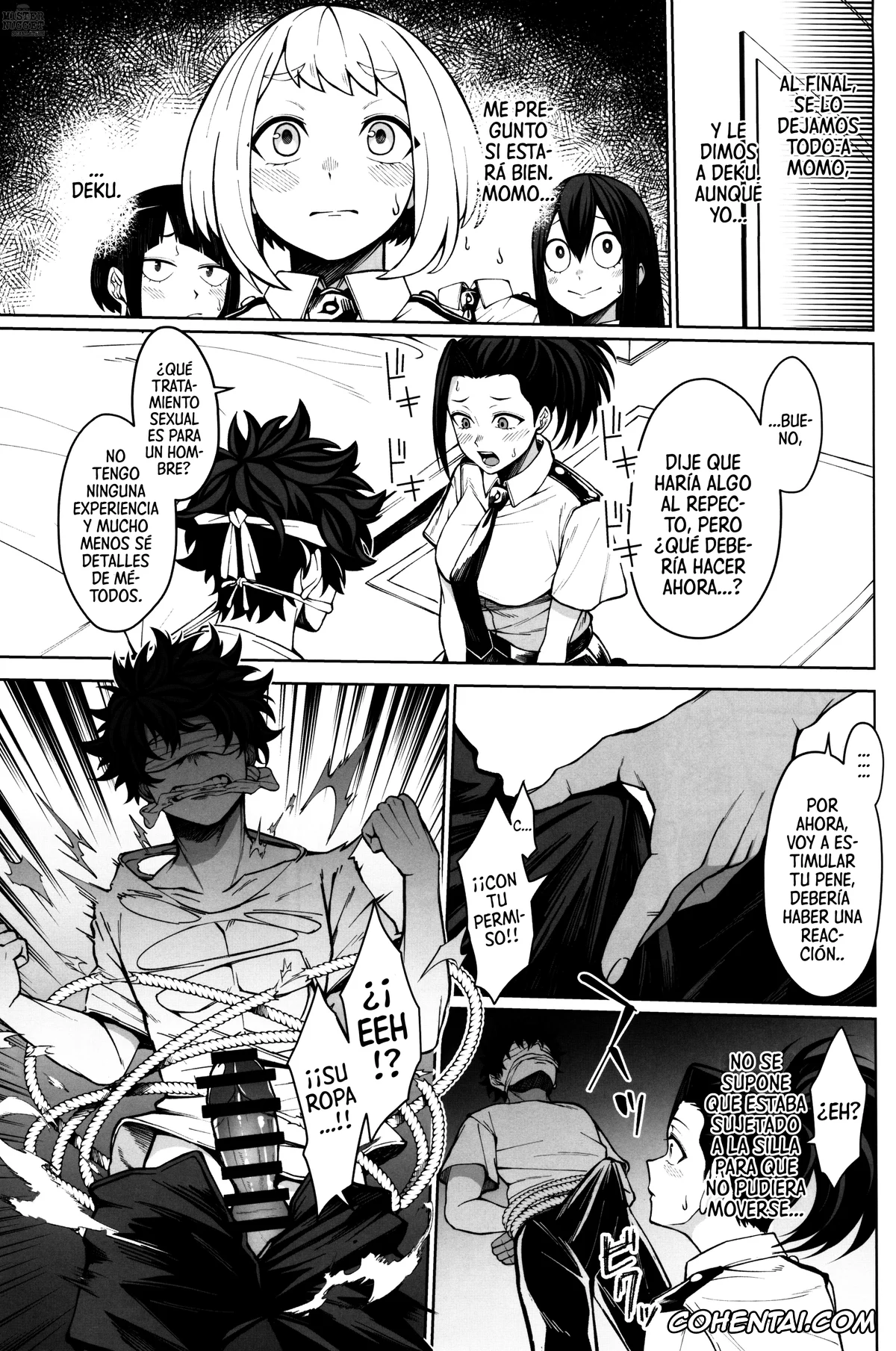 My Hero Academia | Boku No Hero Academia hentai, Izuku Midoriya hentai, Kyoka Jiro hentai, Mina Ashido hentai, Momo Yaoyorozu hentai, Ochako Uraraka hentai, Tooru Hagakure hentai, Tsuyu Asui hentai, Oki o Tashika ni (Boku no Hero Academia), pagina 6