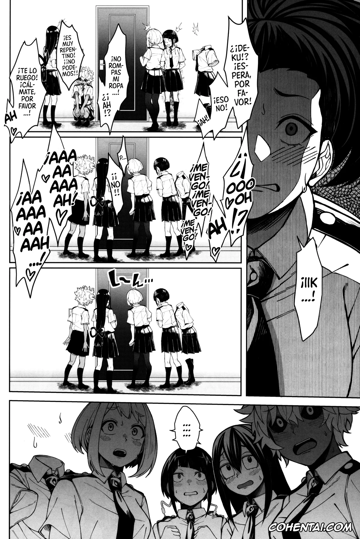 My Hero Academia | Boku No Hero Academia xxx, Izuku Midoriya xxx, Kyoka Jiro xxx, Mina Ashido xxx, Momo Yaoyorozu xxx, Ochako Uraraka xxx, Tooru Hagakure xxx, Tsuyu Asui xxx, Oki o Tashika ni (Boku no Hero Academia), pagina 7