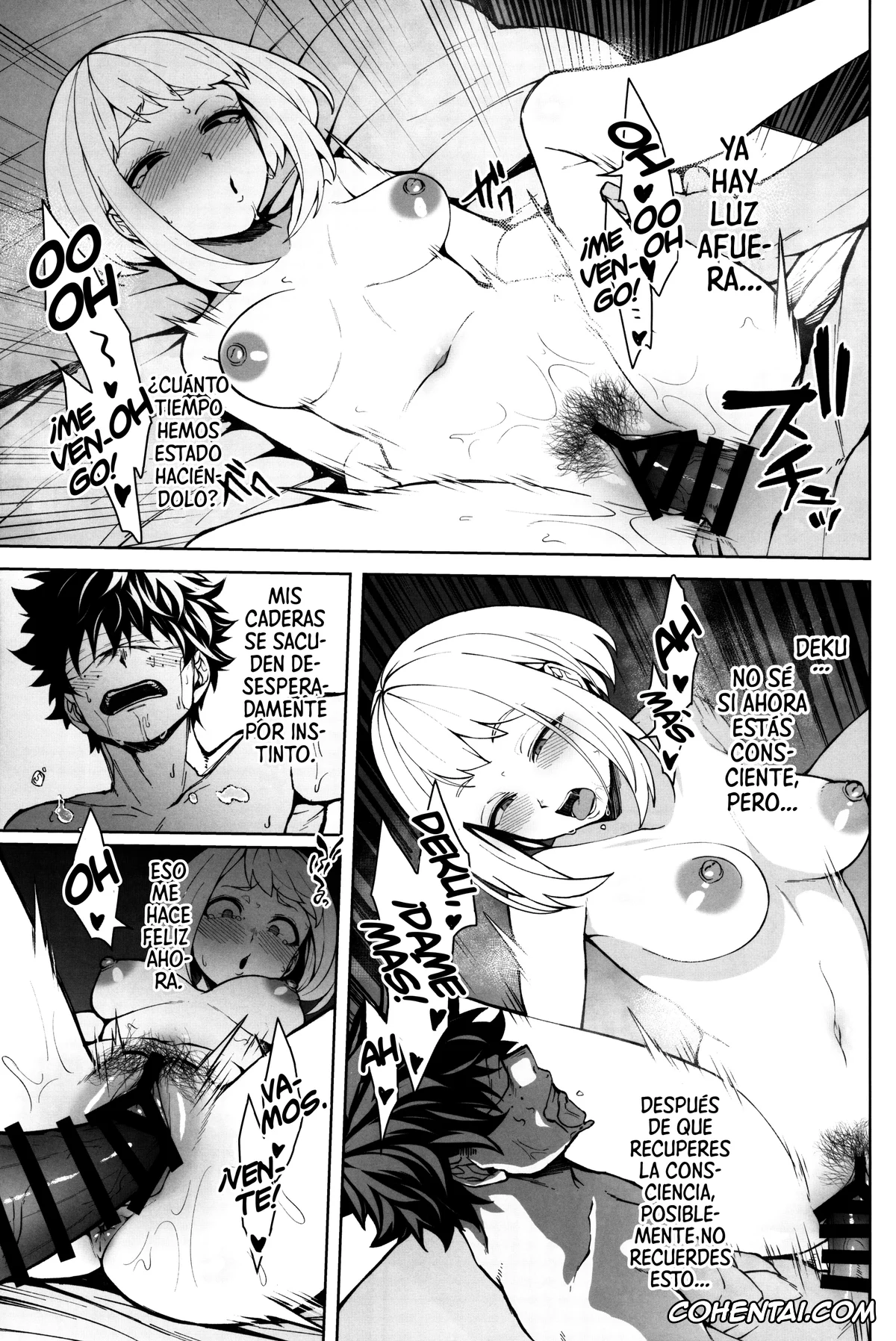 My Hero Academia | Boku No Hero Academia xxx, Izuku Midoriya xxx, Kyoka Jiro xxx, Mina Ashido xxx, Momo Yaoyorozu xxx, Ochako Uraraka xxx, Tooru Hagakure xxx, Tsuyu Asui xxx, Oki o Tashika ni (Boku no Hero Academia), pagina 34