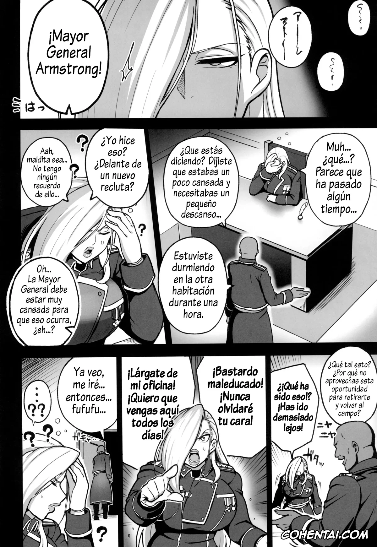Fullmetal Alchemist | Hagane No Renkinjutsushi xxx, Olivier Mira Armstrong xxx, Jukujo Shougun VS Saimin no Renkinjutsushi – Armstrong VS Hypnotic Alchemist (Fullmetal Alchemist), pagina 7