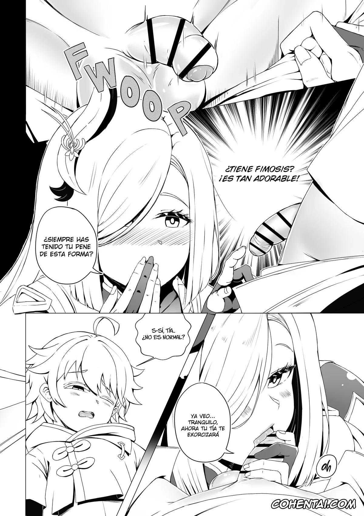 Genshin Impact hentai, Chongyun hentai, Shenhe hentai, Emergency Exorcist Training (Genshin Impact), pagina 6