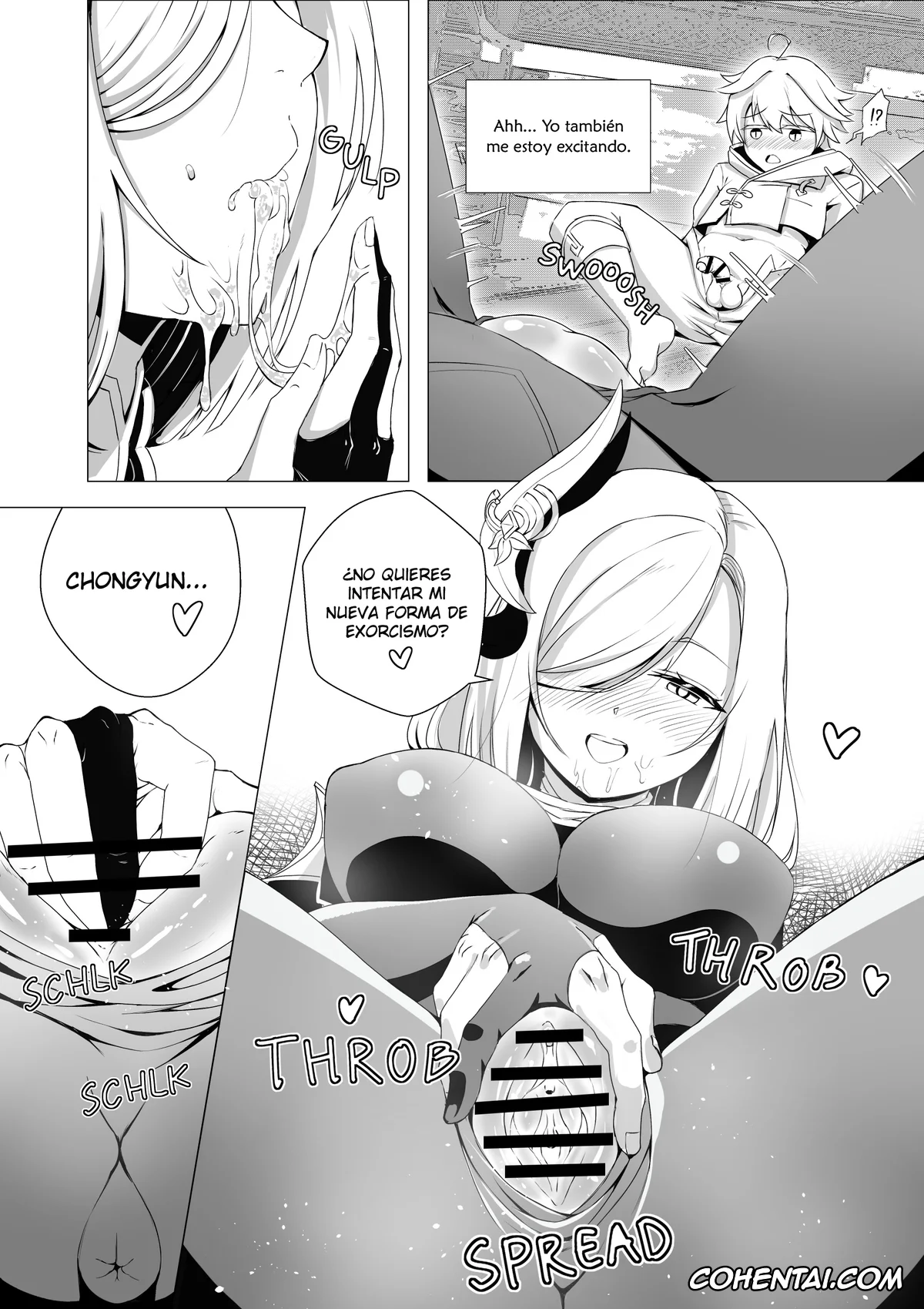 Genshin Impact xxx, Chongyun xxx, Shenhe xxx, Emergency Exorcist Training (Genshin Impact), pagina 10
