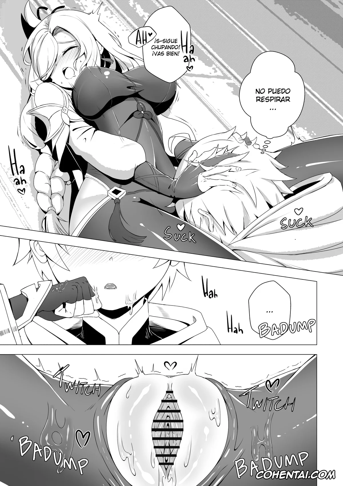 Genshin Impact hentai, Chongyun hentai, Shenhe hentai, Emergency Exorcist Training (Genshin Impact), pagina 15