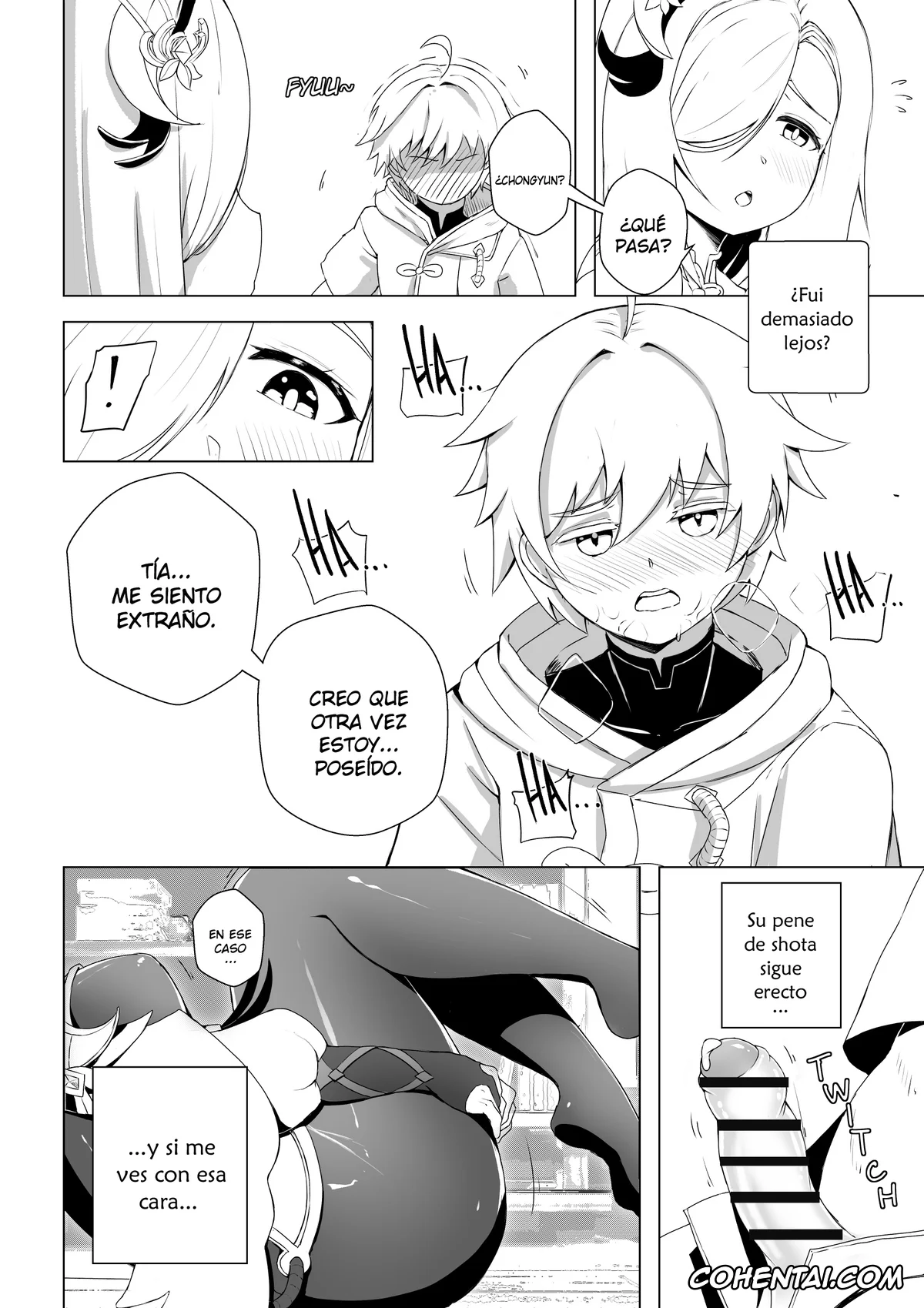 Genshin Impact xxx, Chongyun xxx, Shenhe xxx, Emergency Exorcist Training (Genshin Impact), pagina 16