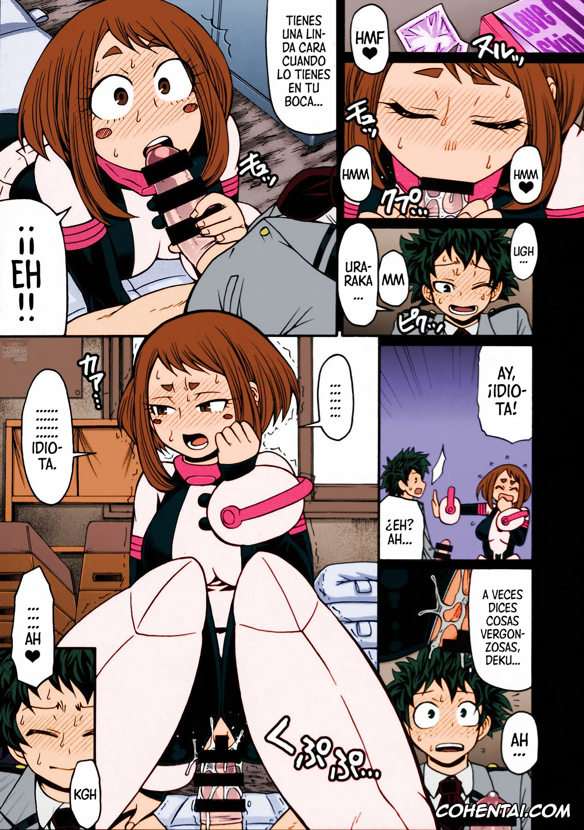 My Hero Academia | Boku No Hero Academia hentai, Izuku Midoriya hentai, Mina Ashido hentai, Momo Yaoyorozu hentai, Ochako Uraraka hentai, Tsuyu Asui hentai, POPPIN’ GIRLS (Boku no Hero Academia), pagina 6