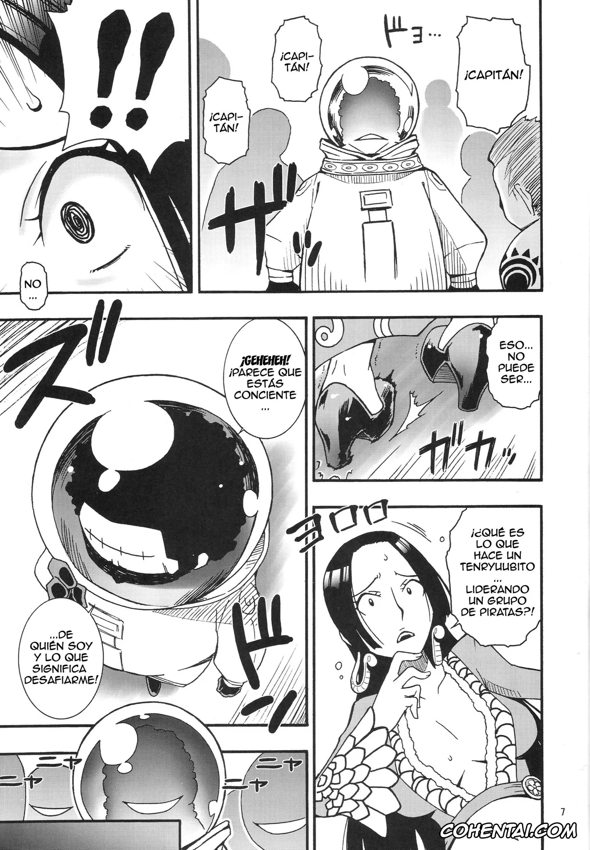 One Piece hentai, Boa Hancock hentai, NyanNyan Hebihime (One Piece), pagina 6