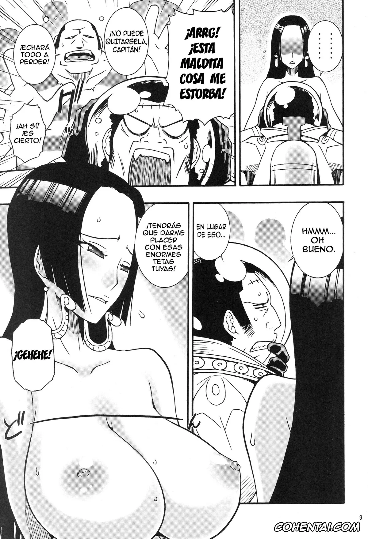 One Piece porno, Boa Hancock porno, NyanNyan Hebihime (One Piece), pagina 8