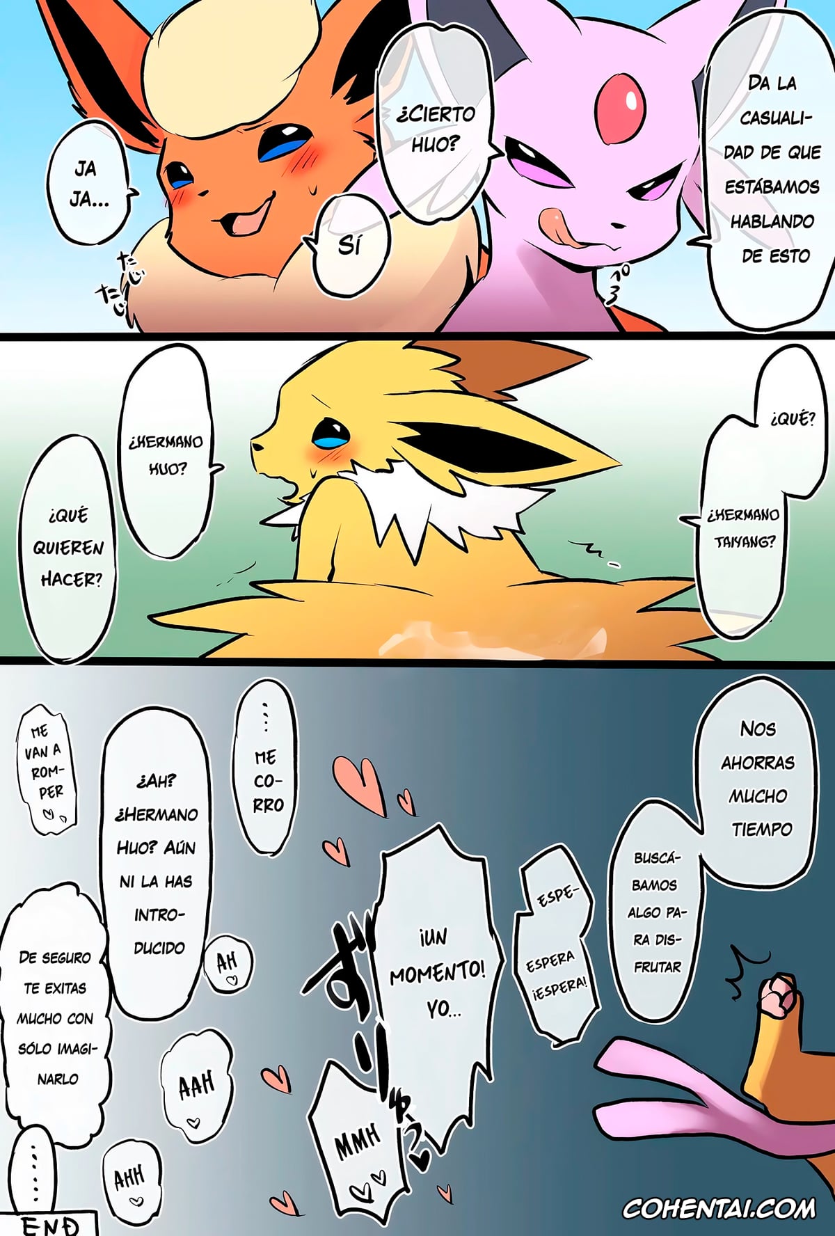 Pokemon | Pocket Monsters porno, Eevee porno, Espeon porno, Flareon porno, Jolteon porno, Umbreon porno, La familia Eevee cuya ética sexual se ha derrumbado (Pokémon), pagina 20