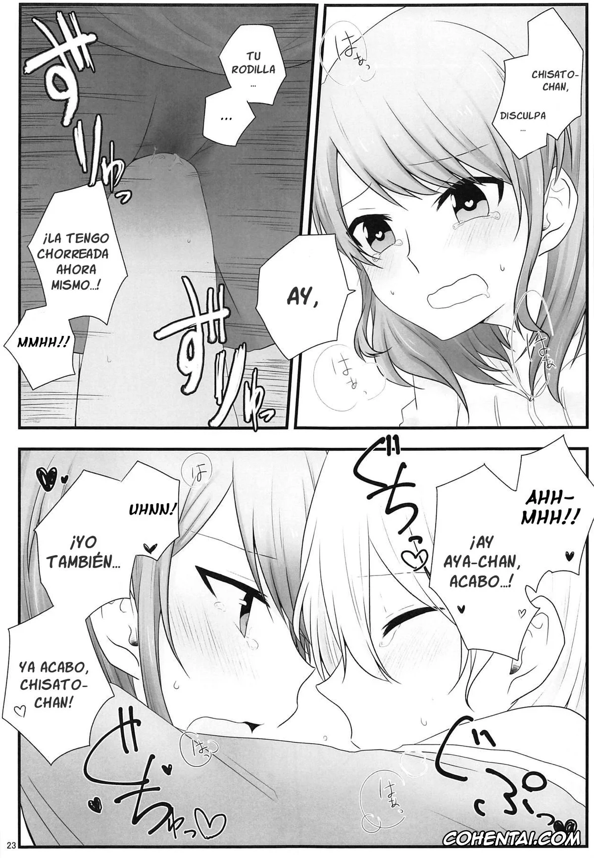 BanG Dream! xxx, Aya Maruyama xxx, Chisato Shirasagi xxx, Ato de Okorareru kara! (BanG Dream!), pagina 22