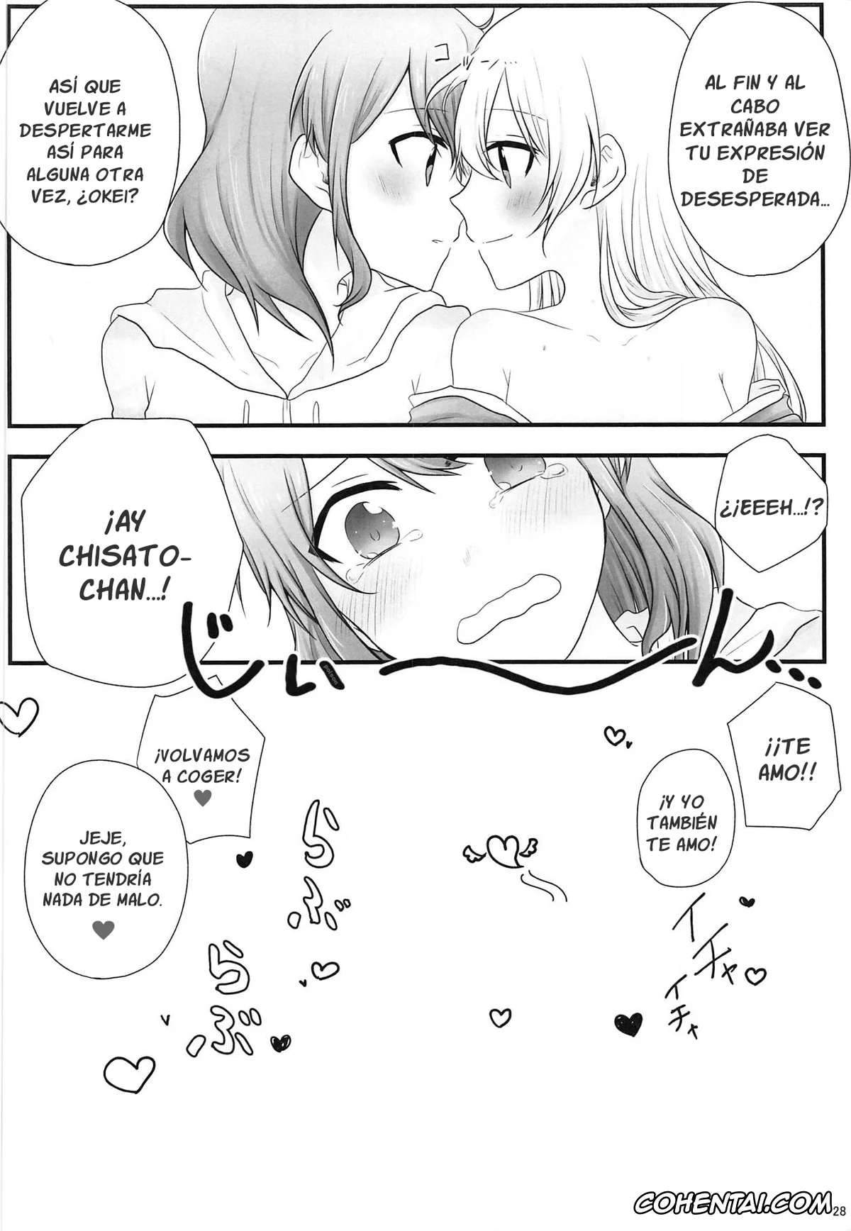 BanG Dream! hentai, Aya Maruyama hentai, Chisato Shirasagi hentai, Ato de Okorareru kara! (BanG Dream!), pagina 27