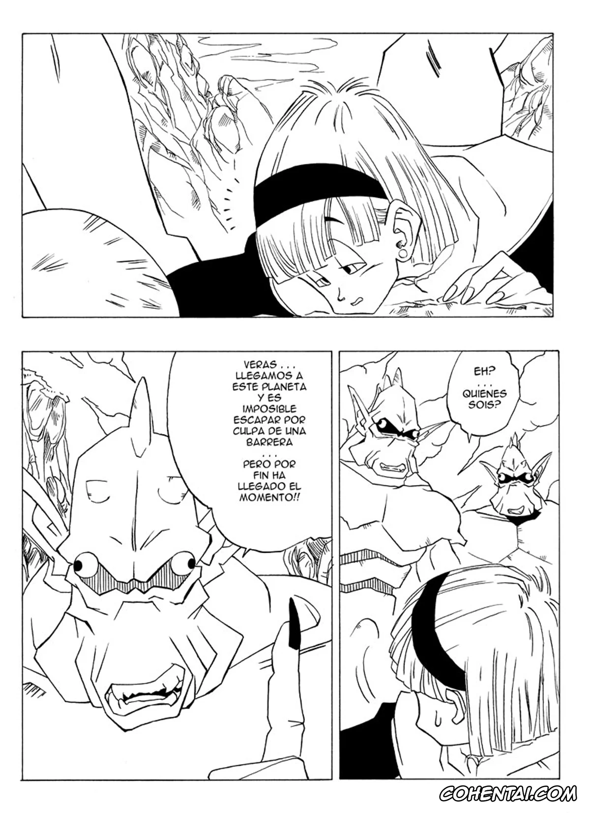 Dragon Ball hentai, Dragon Ball Z hentai, Bulma Briefs hentai, Fake Namekians (Dragon Ball Z), pagina 3
