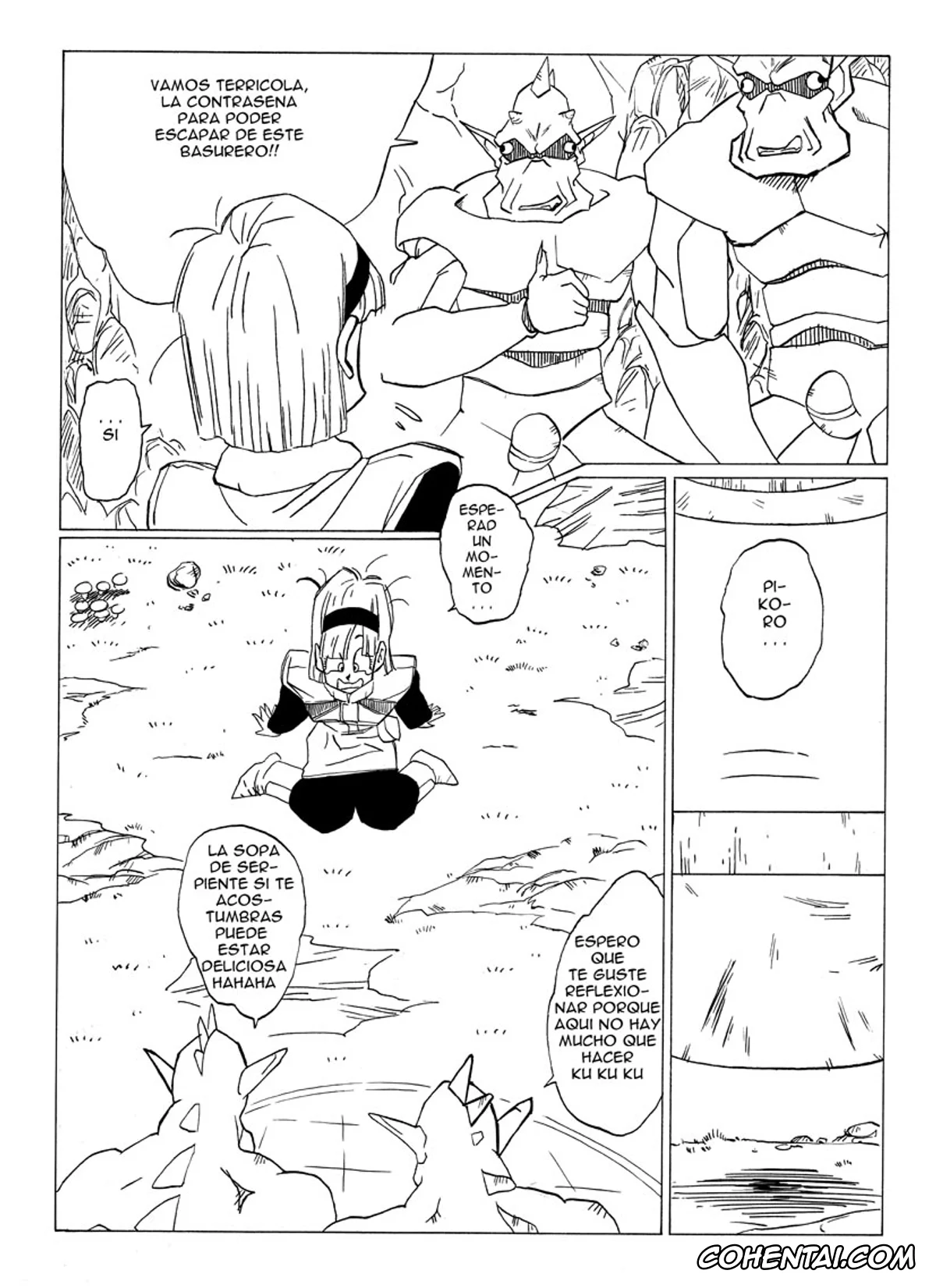 Dragon Ball hentai, Dragon Ball Z hentai, Bulma Briefs hentai, Fake Namekians (Dragon Ball Z), pagina 6