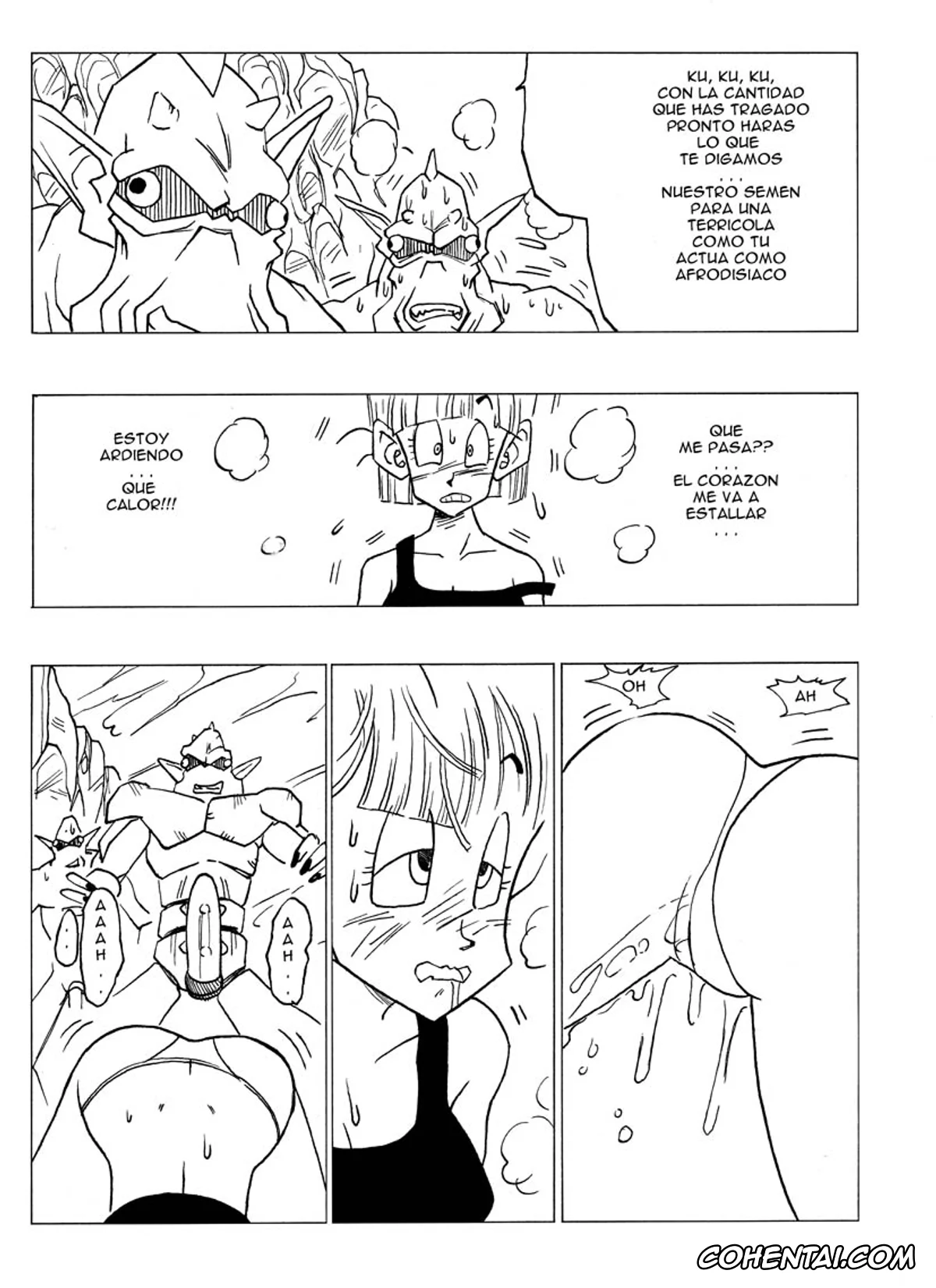 Dragon Ball xxx, Dragon Ball Z xxx, Bulma Briefs xxx, Fake Namekians (Dragon Ball Z), pagina 13
